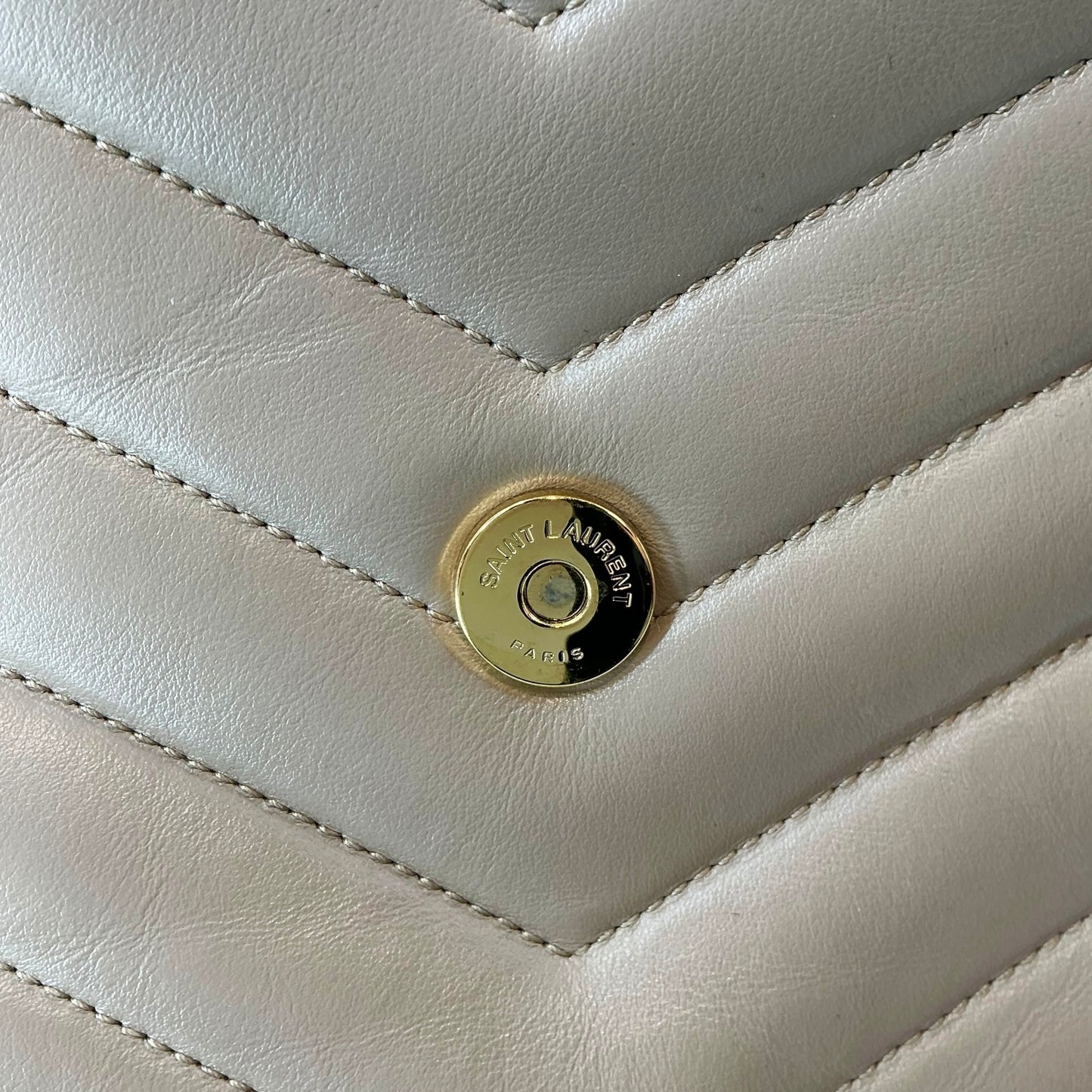 Saint Laurent Medium Loulou Monogram Matelassé Chain Bag