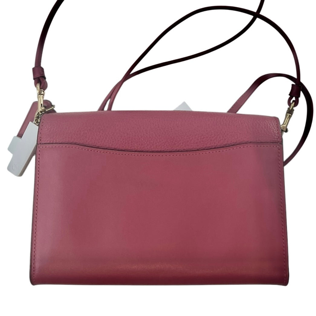 Coach Tabby Chain Clutch in Rouge Pink