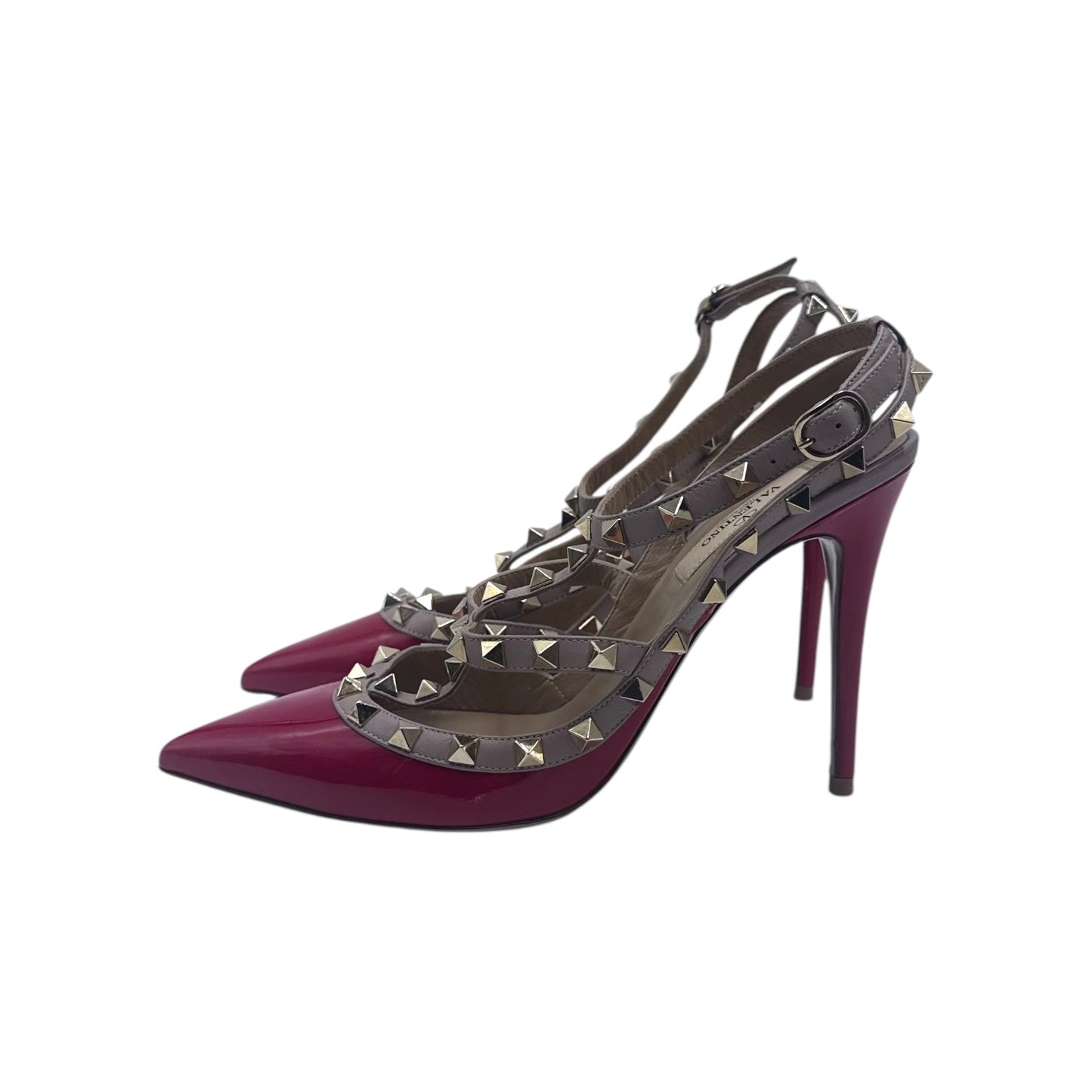 Valentino Garavani Rockstud Ankle Strap Pumps