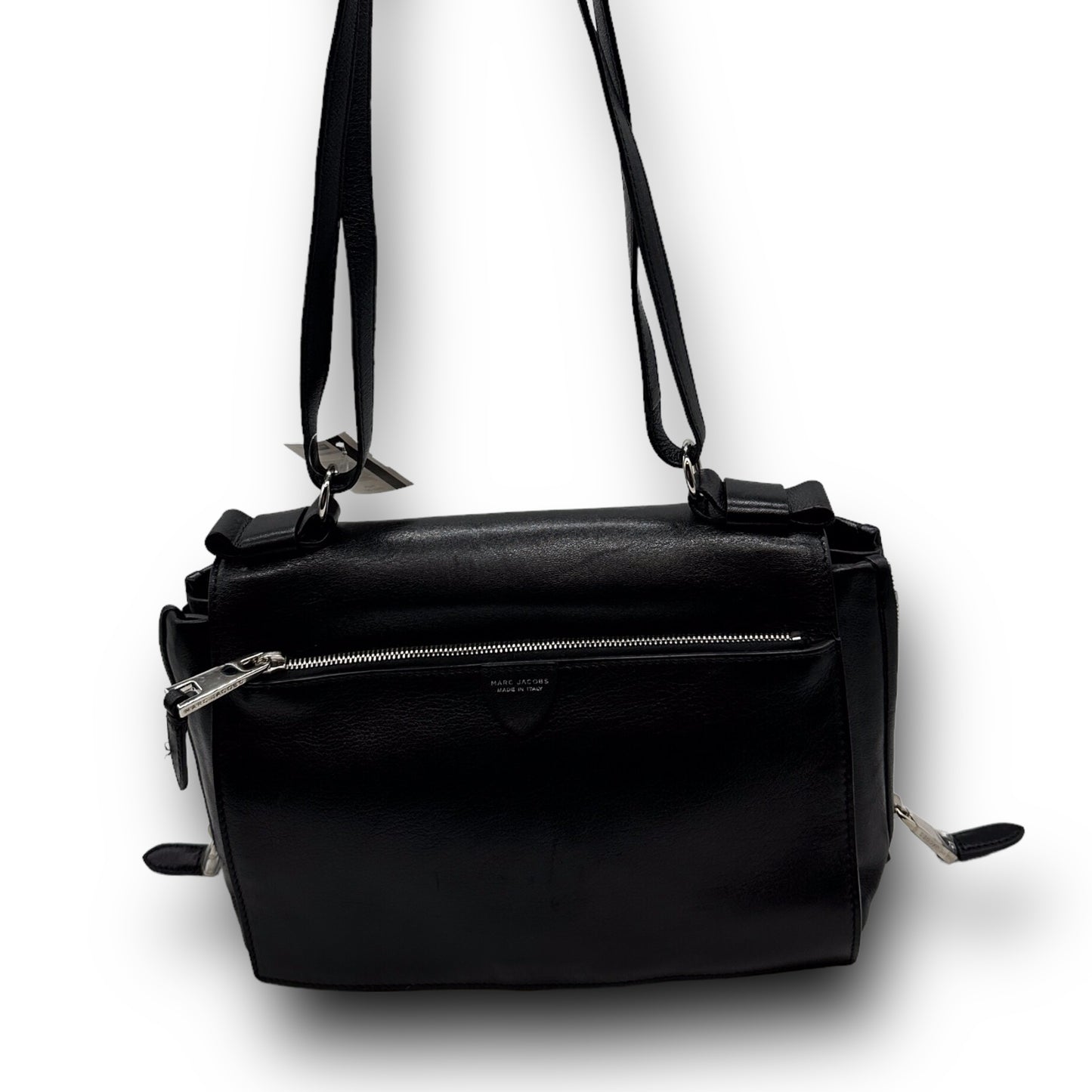 Marc Jacobs Black Leather Flap Bag