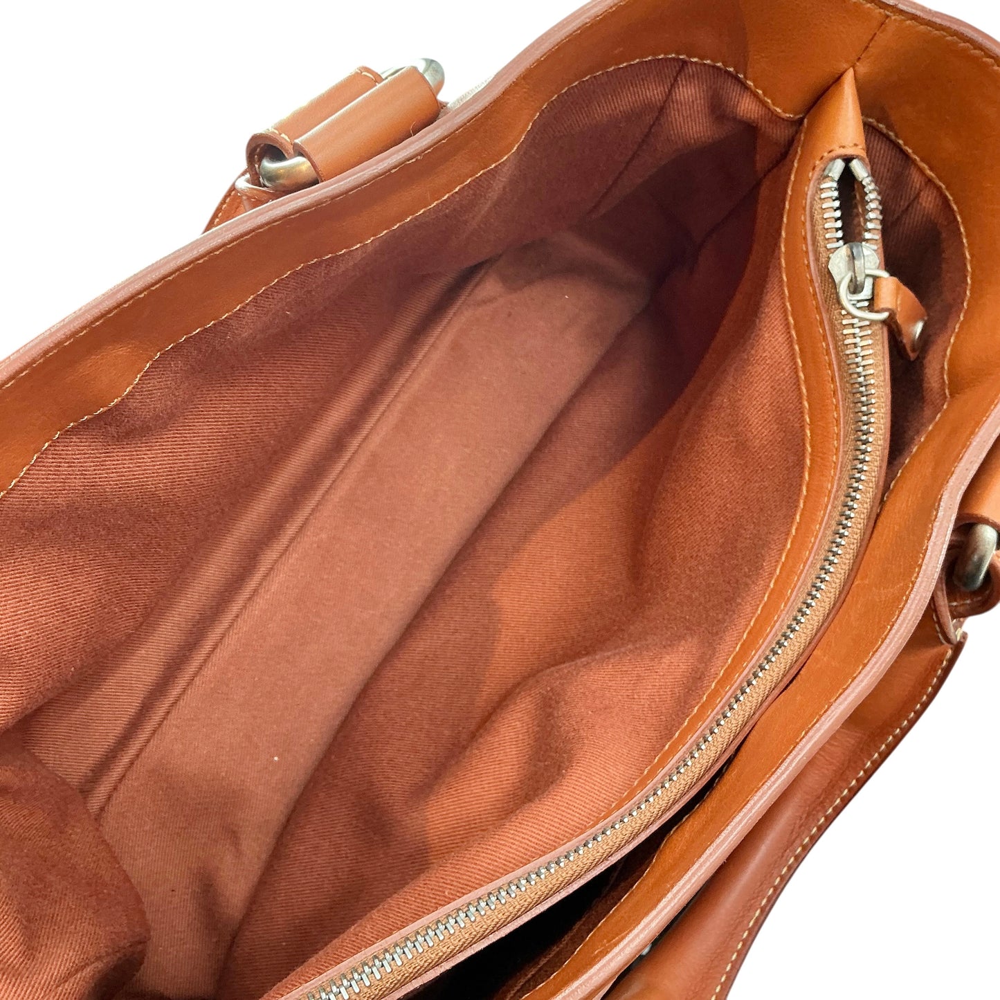 Celine Vintage Brown Leather Boogie Bag