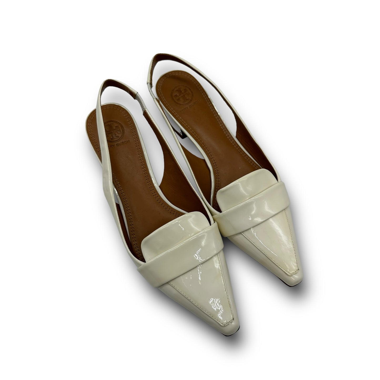 Tory Burch Sadie Slingback White Patent