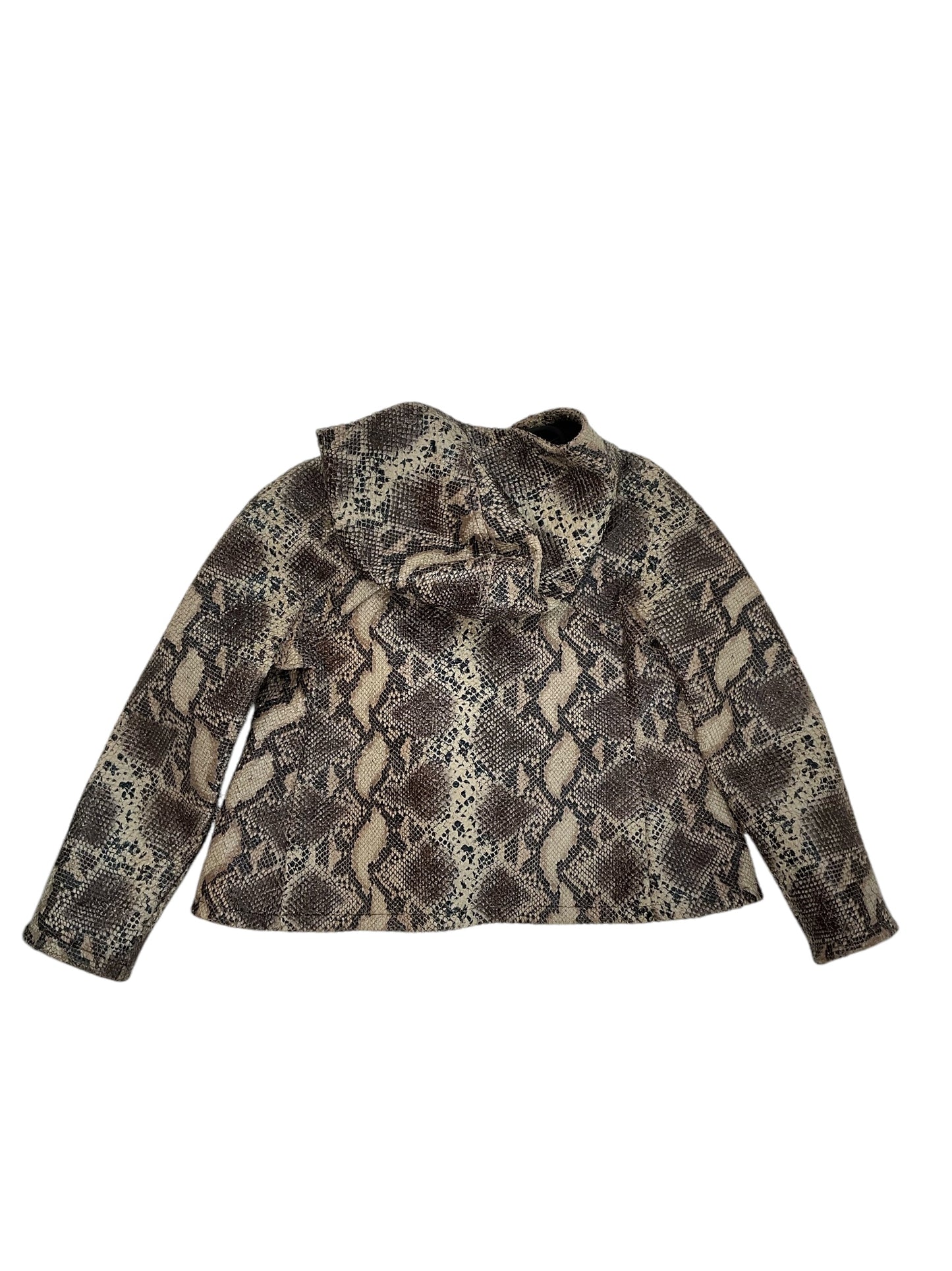 Giorgio Armani Animal Print Crewneck Sweater