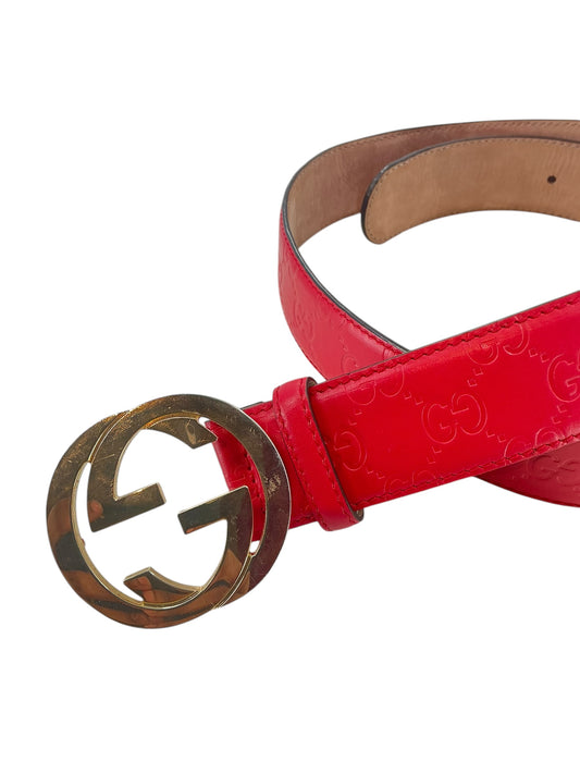 Gucci Double G Leather Belt