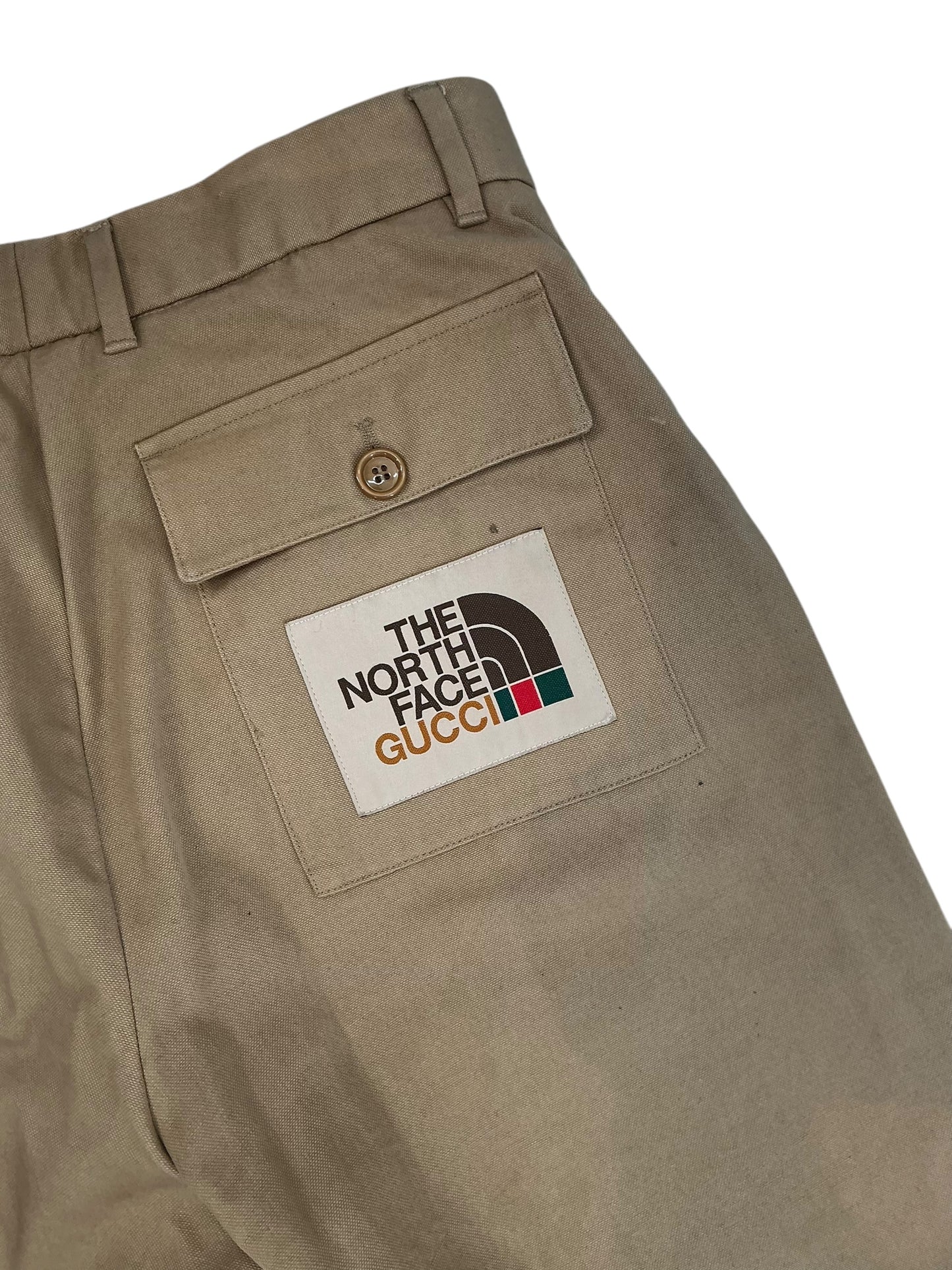 Gucci x The North Face Cargo Khaki Pants
