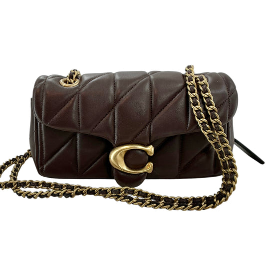COACH Tabby Shoulder Bag 20 With Pillow Quilting – Maple / Dark Brown