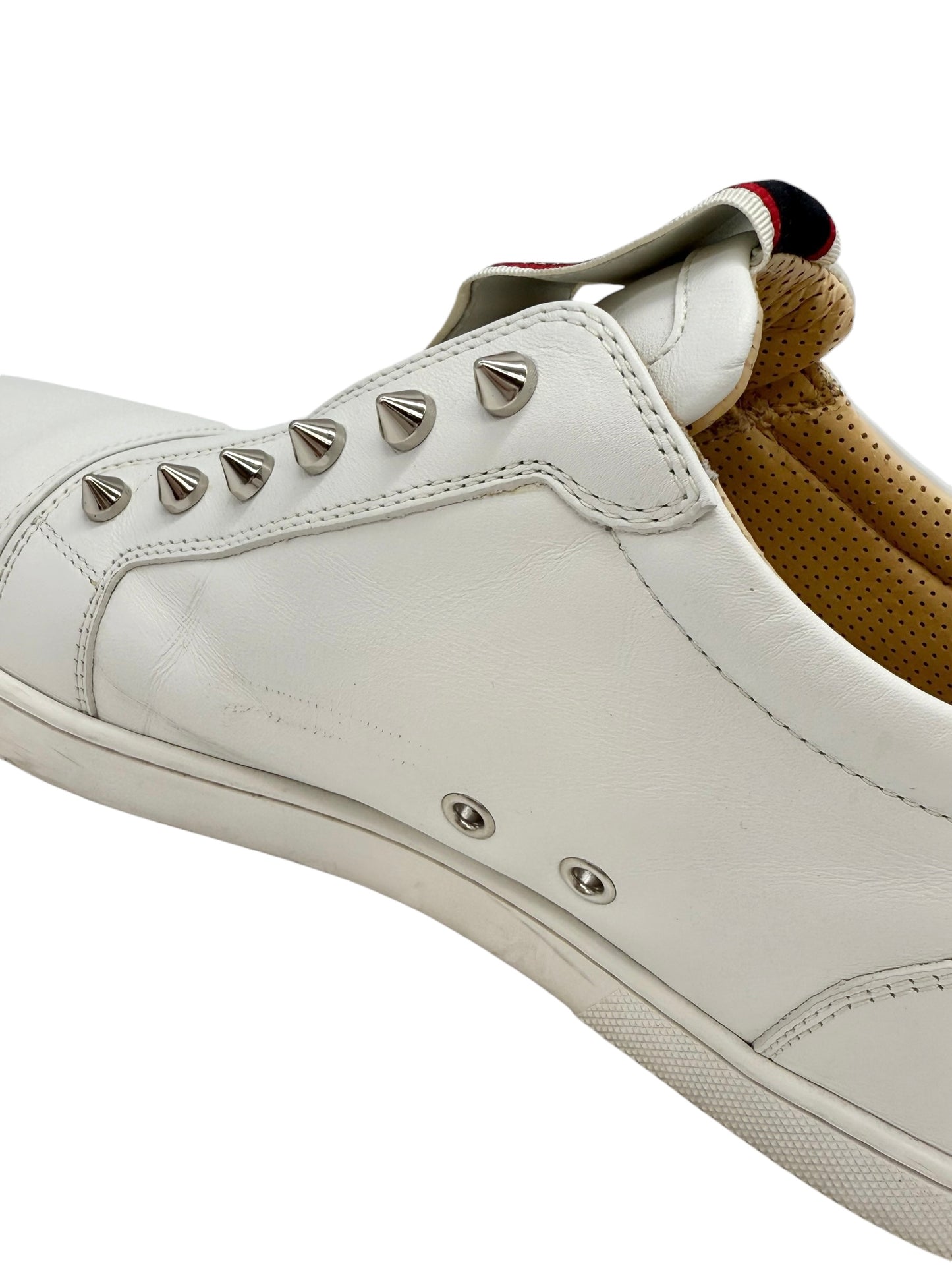 Christian Louboutin Men’s White Fique A Vonde Sneakers