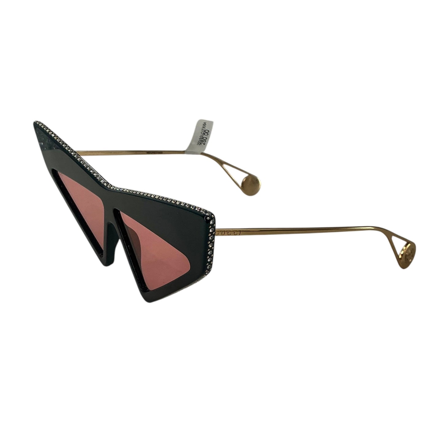 Gucci Hollywood Forever Geometric Crystal Wings Sunglasses