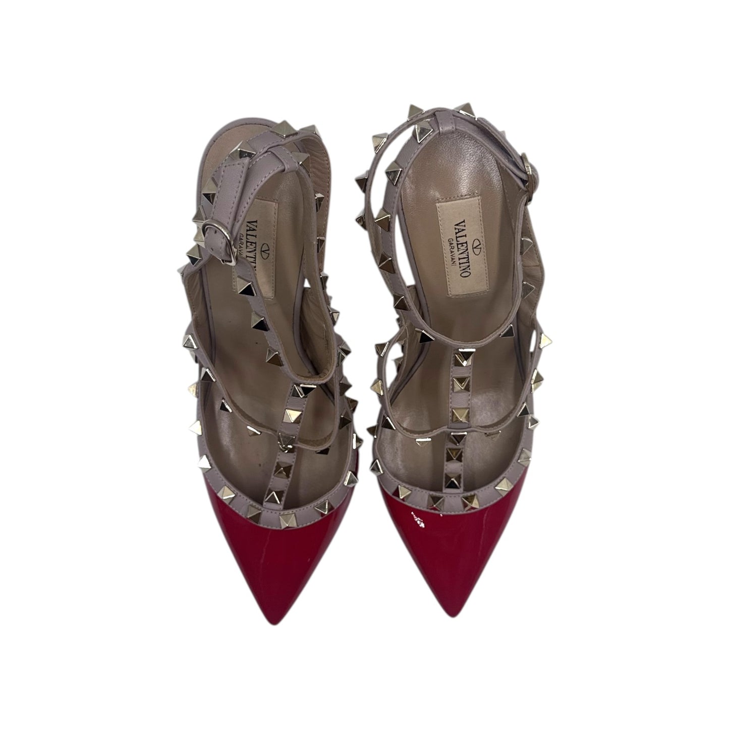 Valentino Garavani Rockstud Ankle Strap Pumps