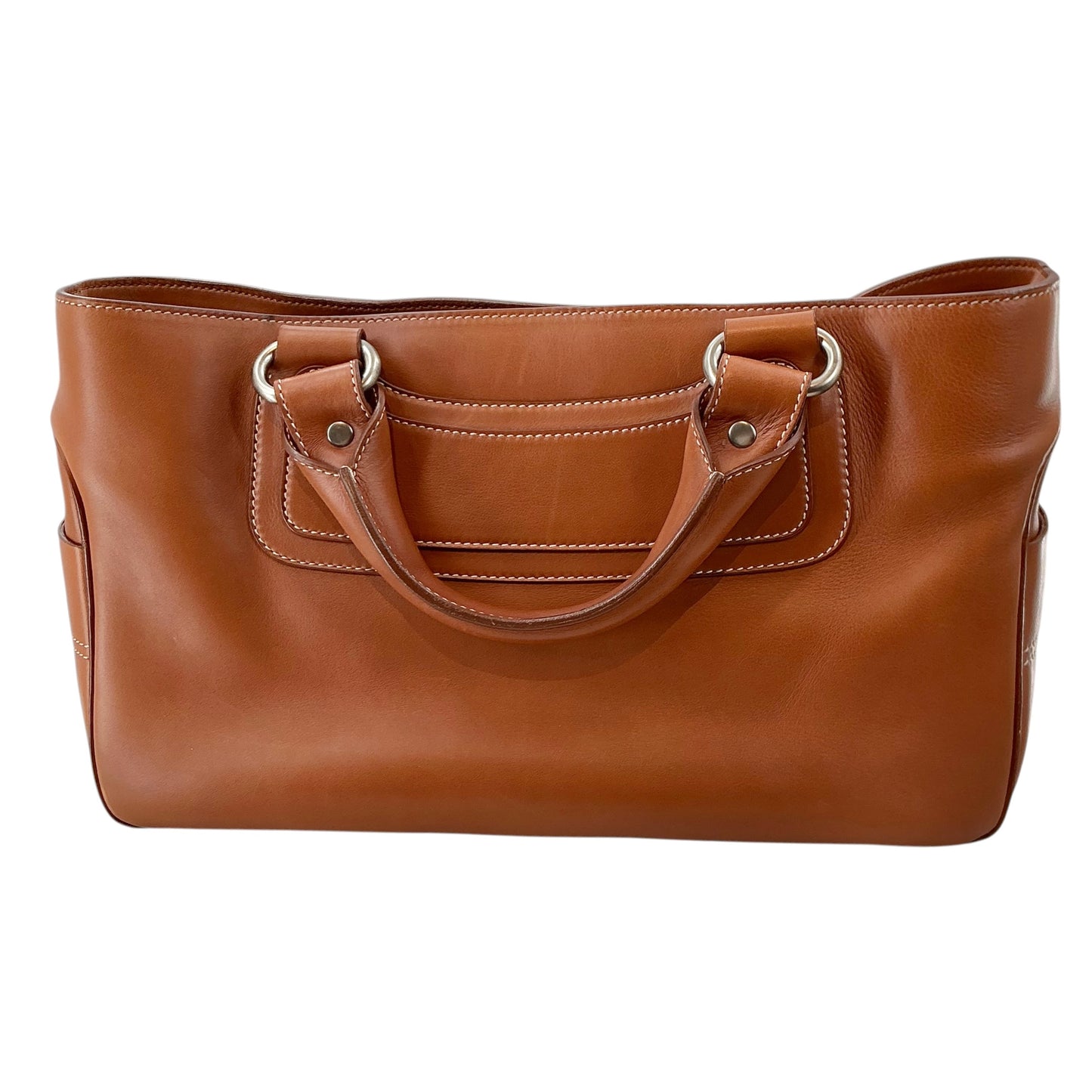 Celine Vintage Brown Leather Boogie Bag