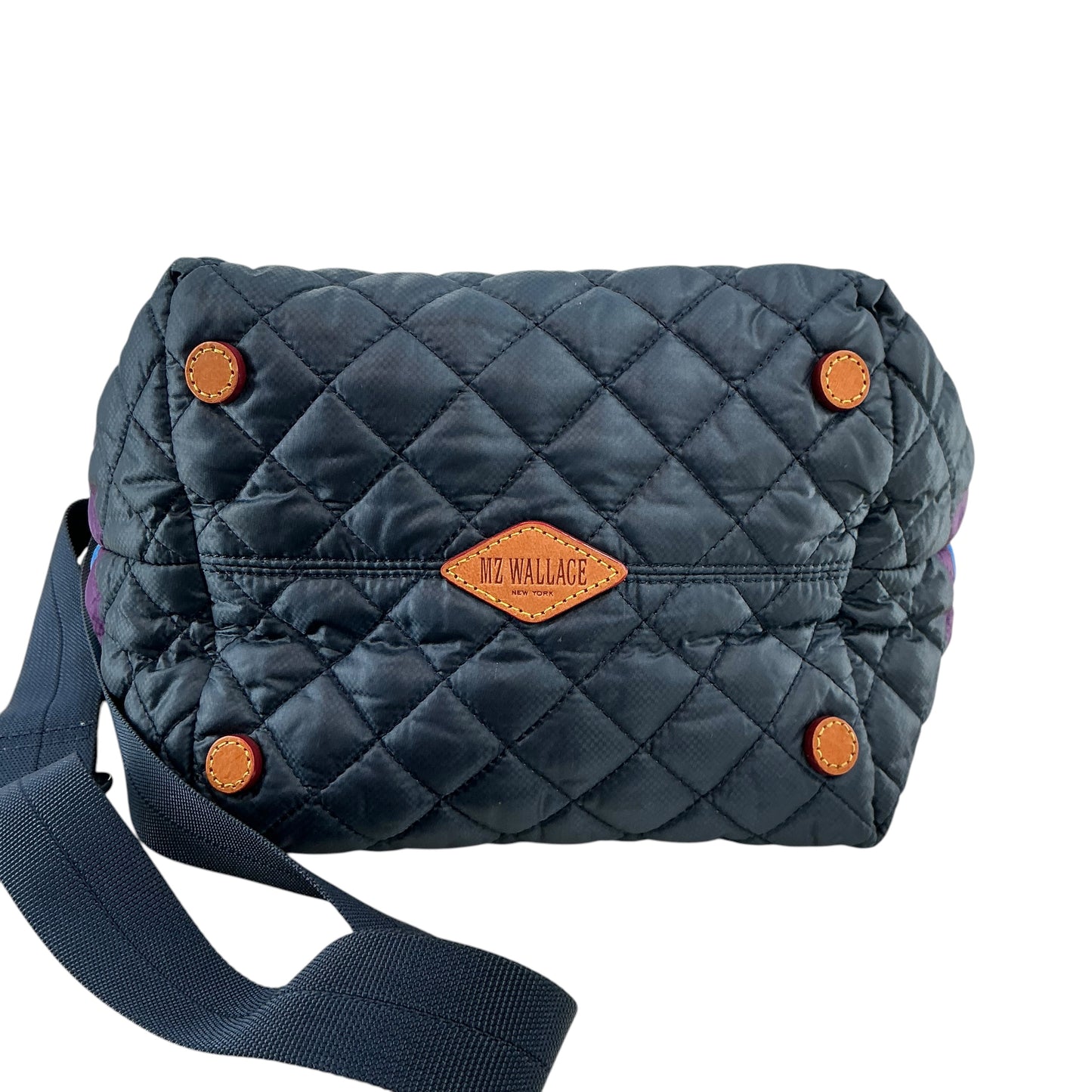 MZ Wallace Dawn Rainbow Stripe Mini Metro Tote Deluxe
