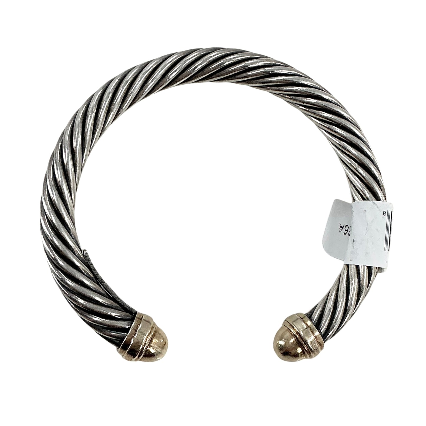 David Yurman 7mm Cable Classics Cuff Bracelet with 14K Gold Domes