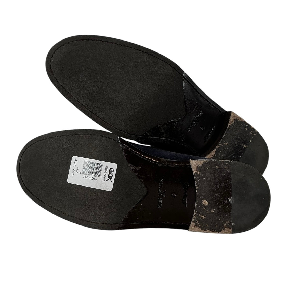 Louis Vuitton Major Loafers in Blue Suede