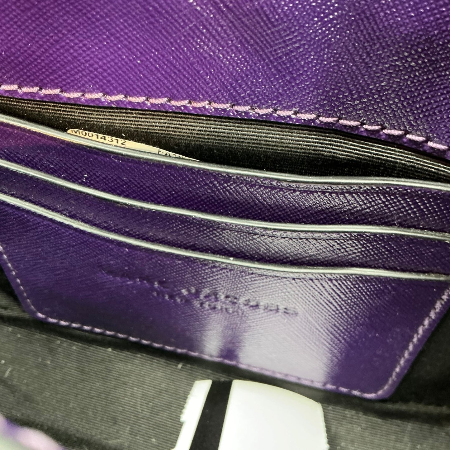 Marc Jacobs The Hip Shot Saffiano Leather Convertible Belt Bag / Crossbody — Magenta Pink & Gold Multi