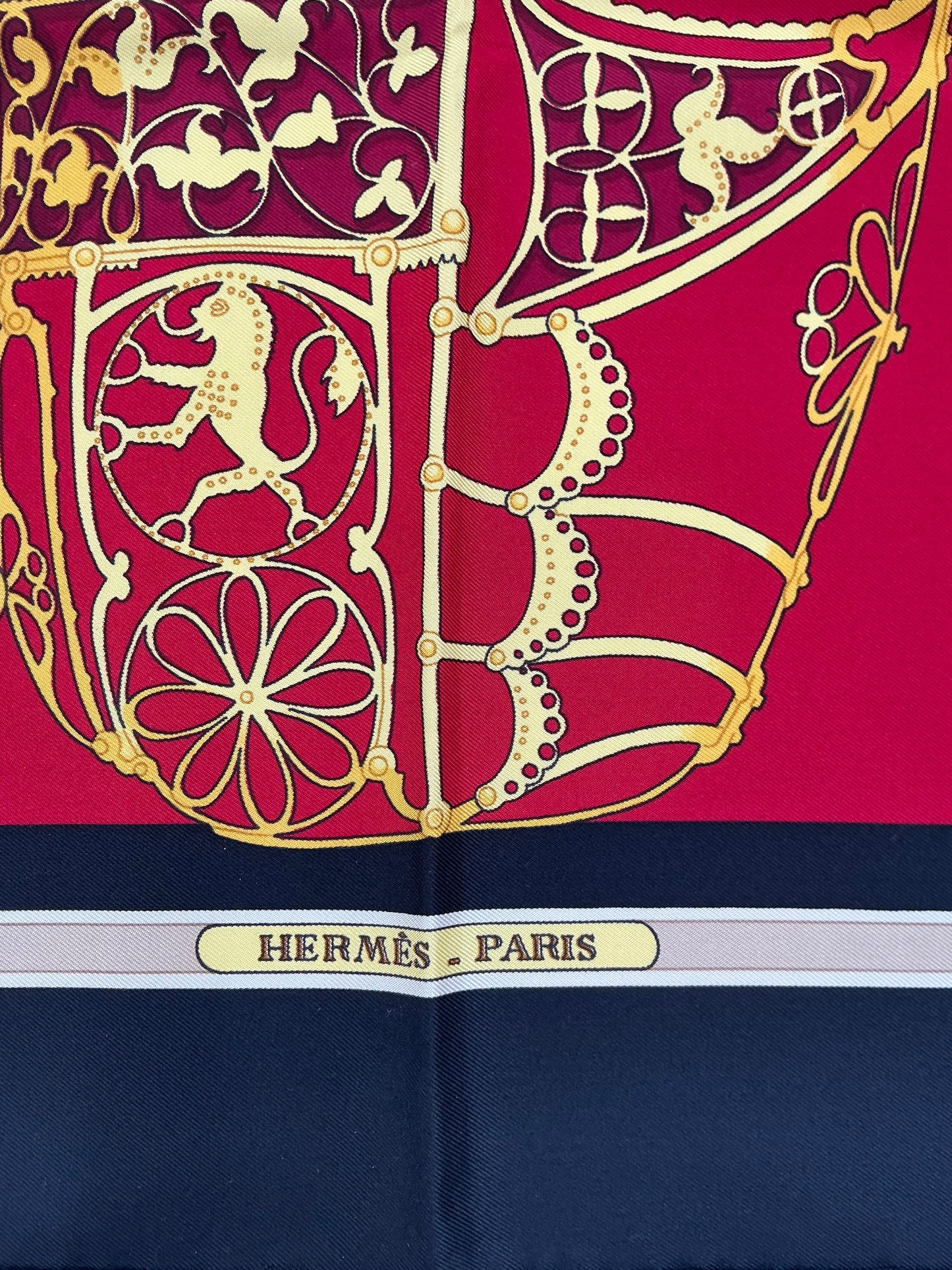 Hermès “Le Muserolles” Silk Scarf