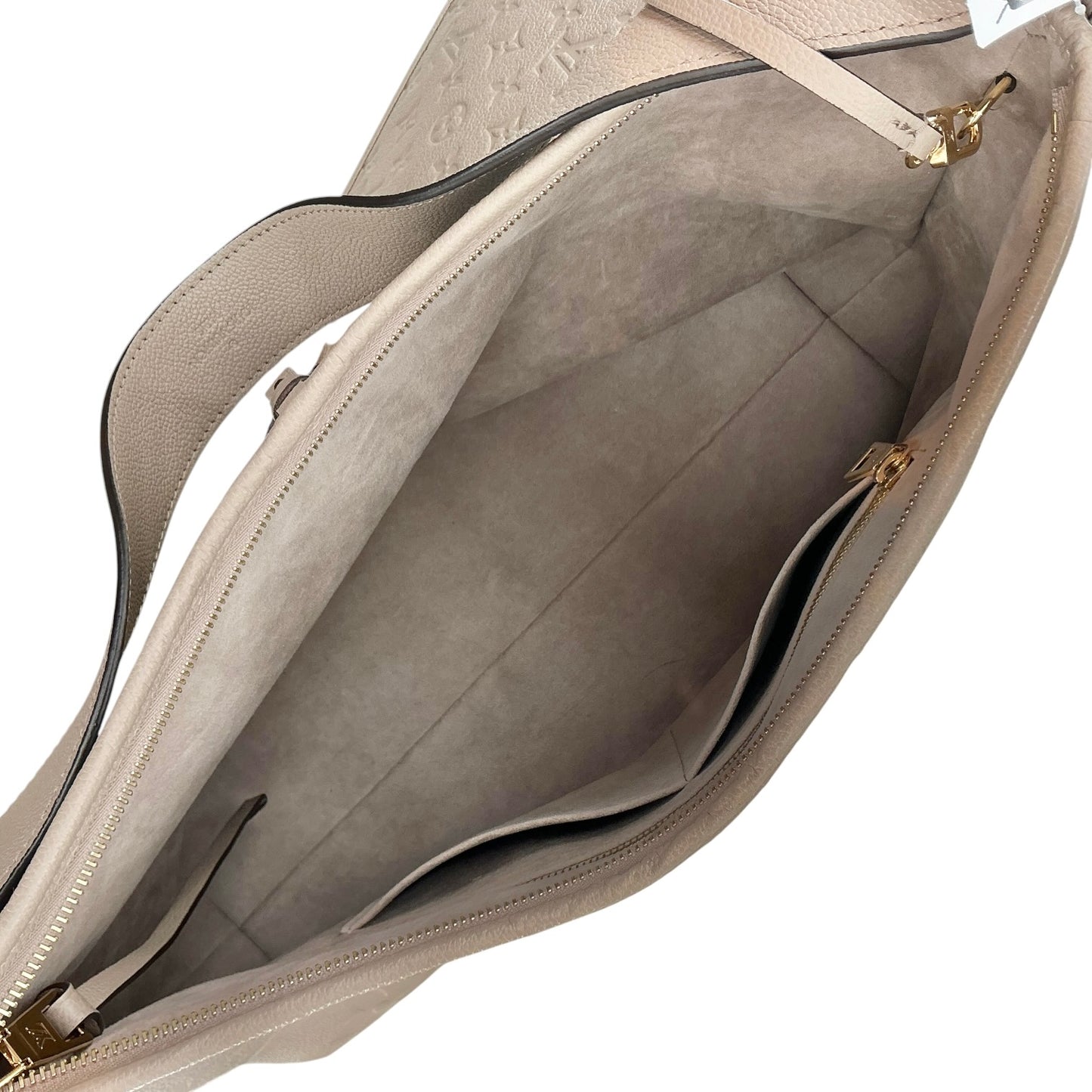 Louis Vuitton Turtledove Monogram Empreinte CarryAll MM