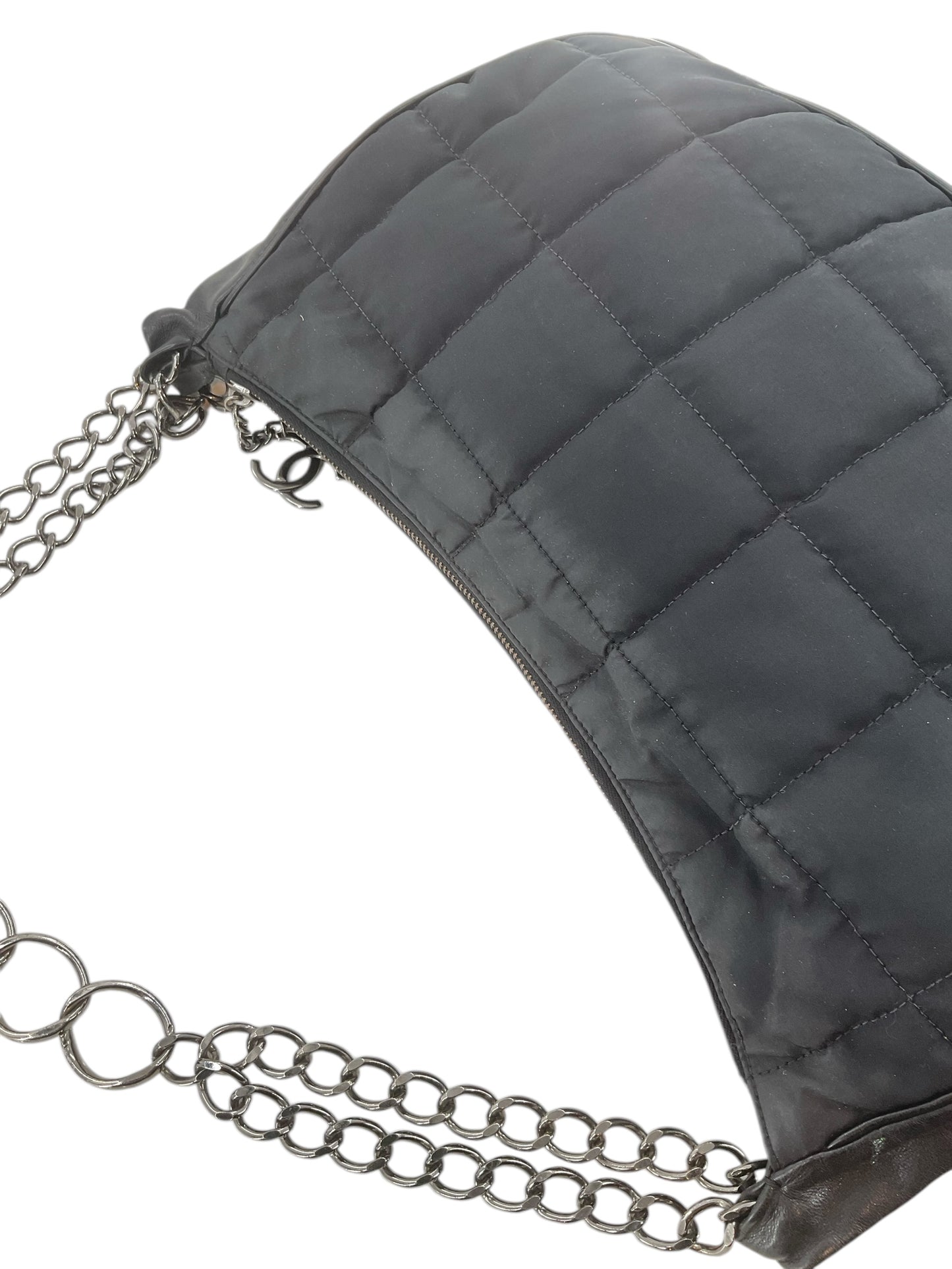 Chanel Nylon Coco Mark Chain Shoulder Bag