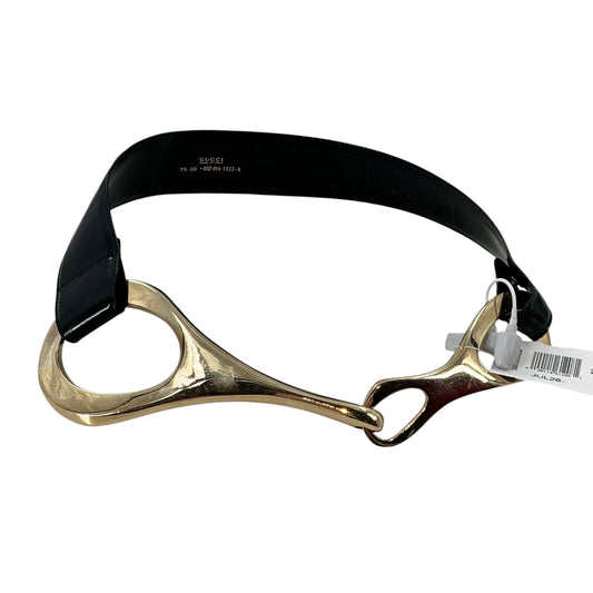 Vintage Iconic Gucci by Tom Ford F/W 1996 Oversized Horsebit Buckle Belt
