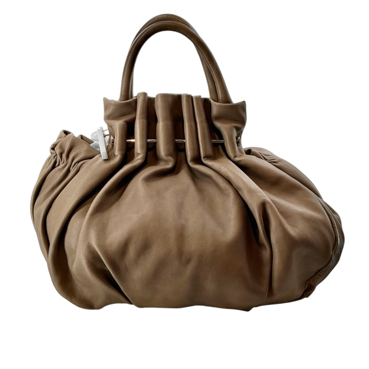 Marni Slouchy Calfskin Frame Handbag