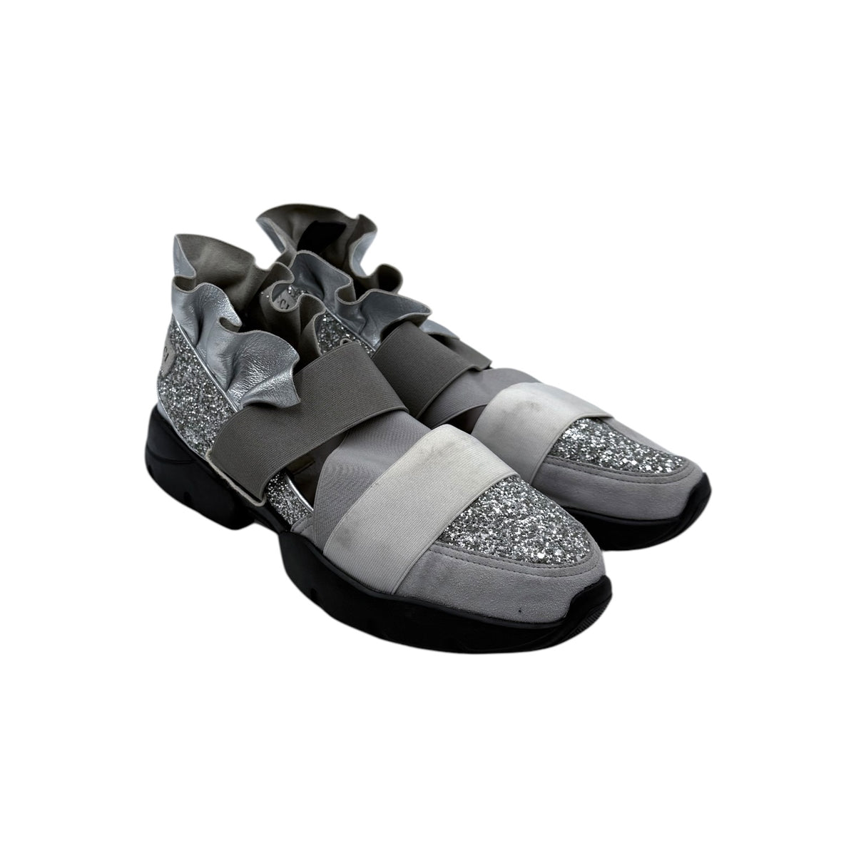 Emilio Pucci City Up Ruffle Sneakers