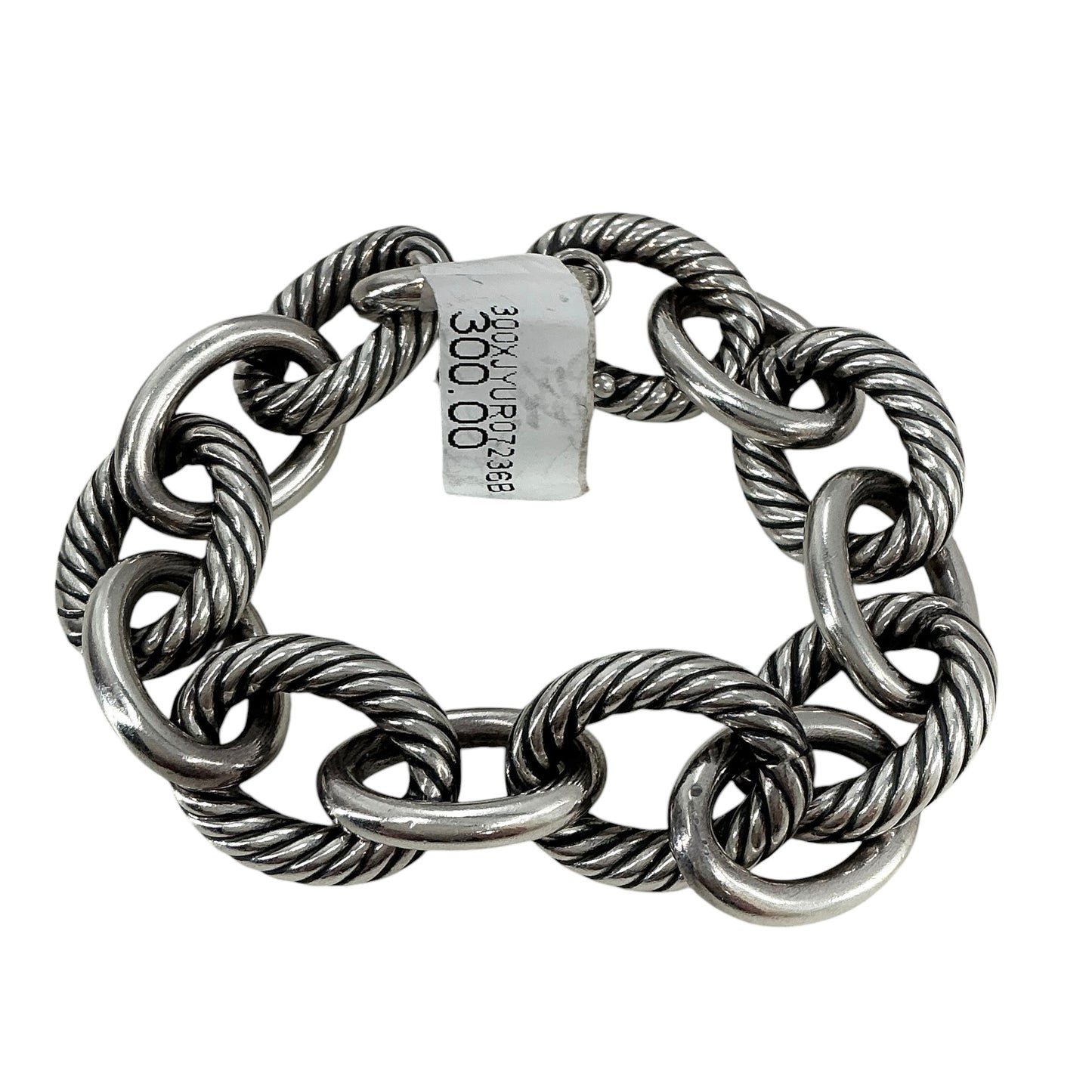 David Yurman Sterling Silver Oval Link Chain Bracelet