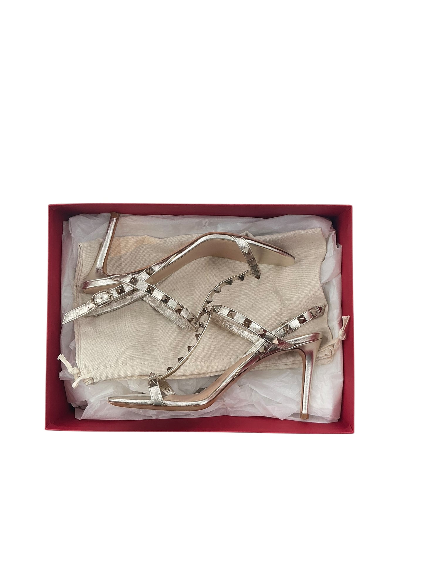 Valentino Rockstud T-Strap Sandals