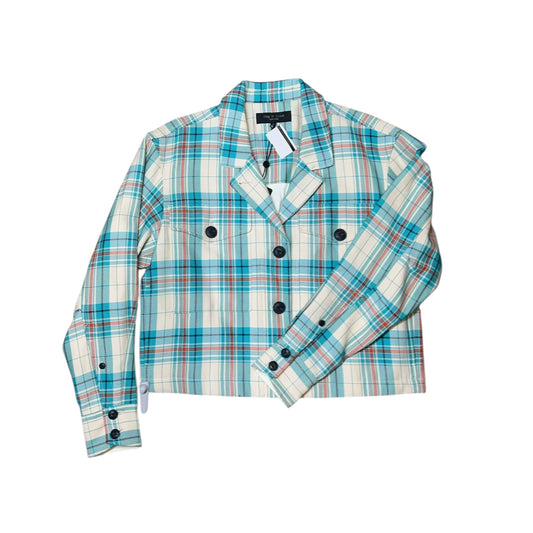 Rag & Bone Jessie Plaid Cotton Shirt Jacket