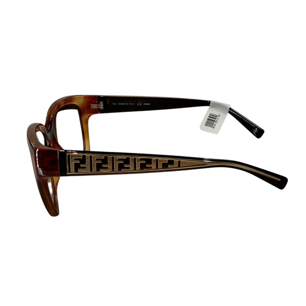 Fendi FS 5292 Tortoise & Gold Zucca Monogram Sunglasses