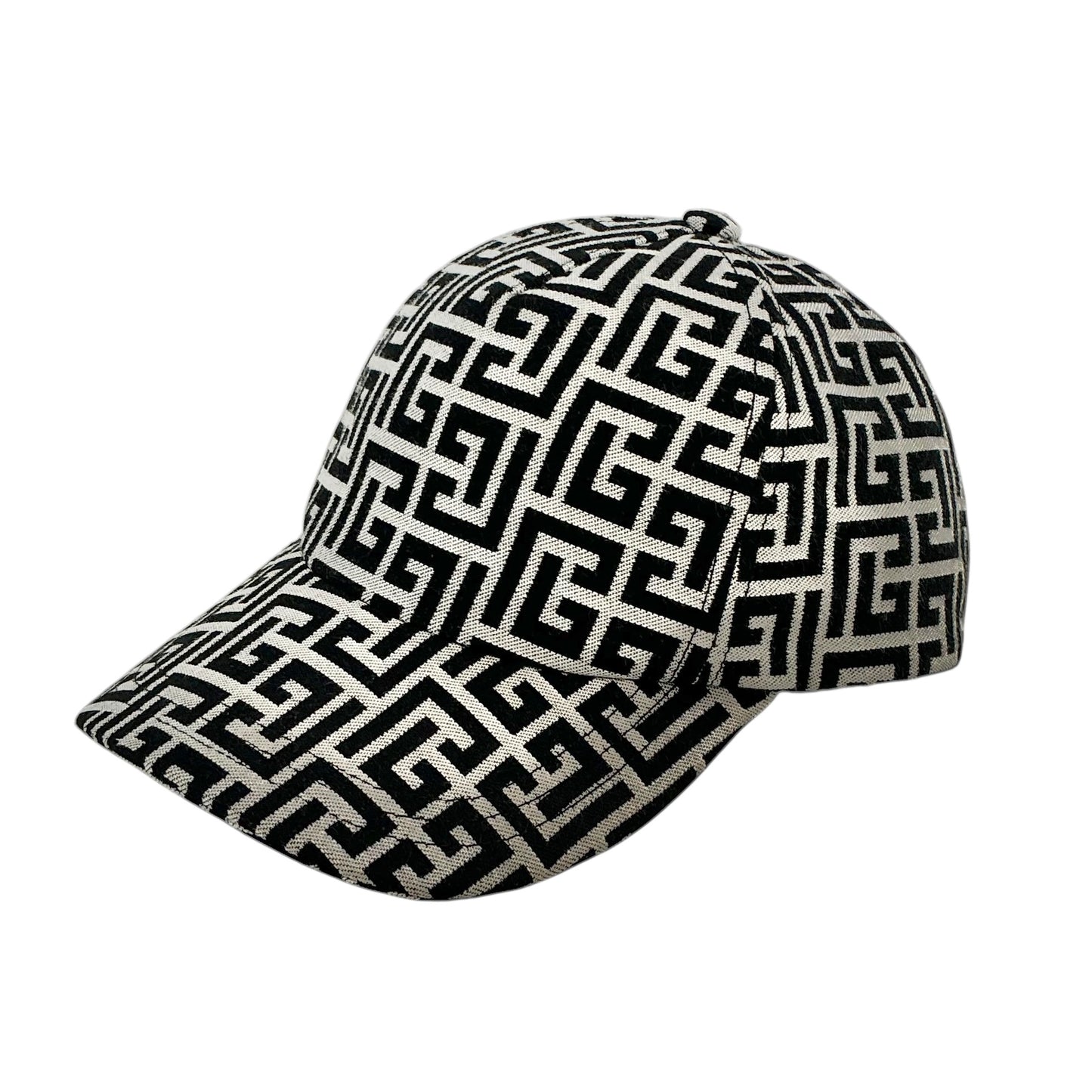 Balmain Jacquard Monogram Baseball Hat