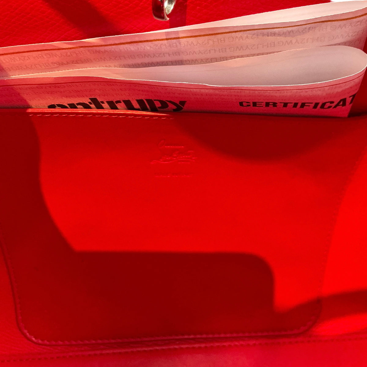 Christian Louboutin Cabarock Small Grained Leather Tote Bag – Black