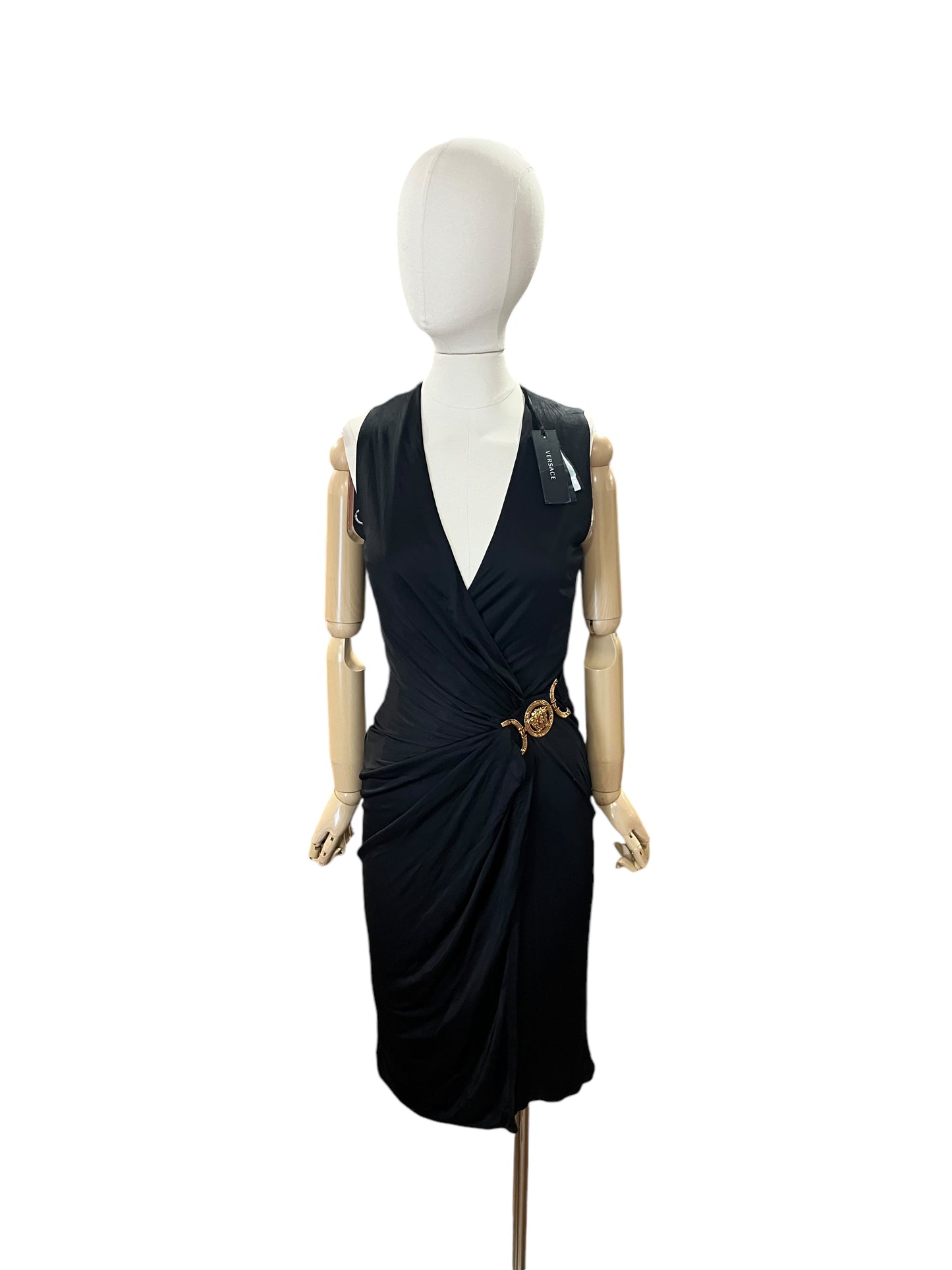 Versace Medusa Emblem Jersey Dress