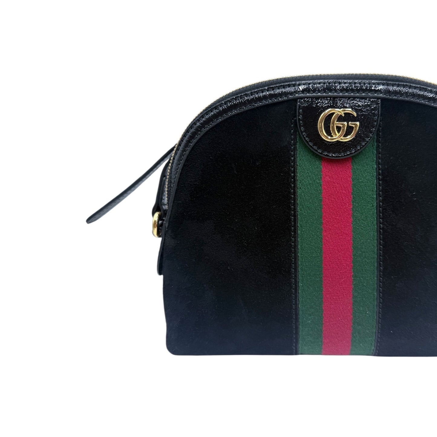 Gucci Black Ophidia Dome Shoulder Bag