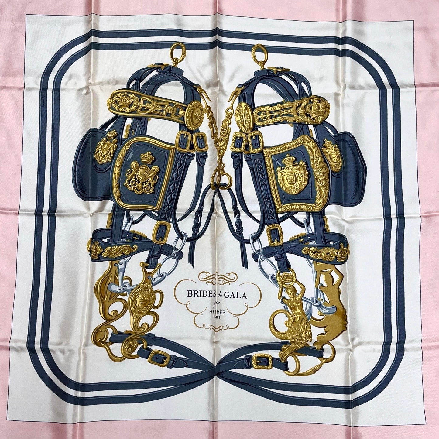 Hermès Carré 90 Brides de Gala Scarf