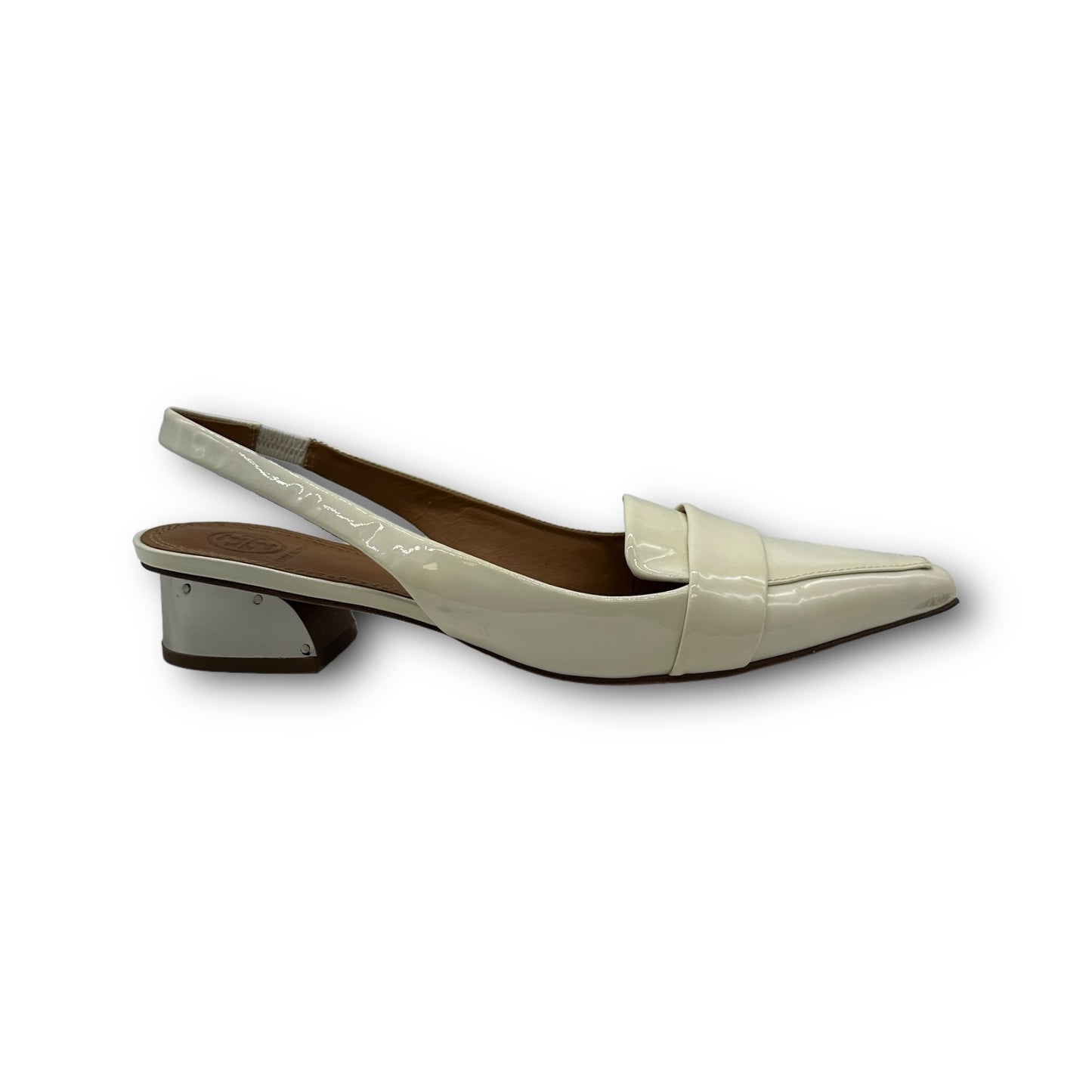 Tory Burch Sadie Slingback White Patent