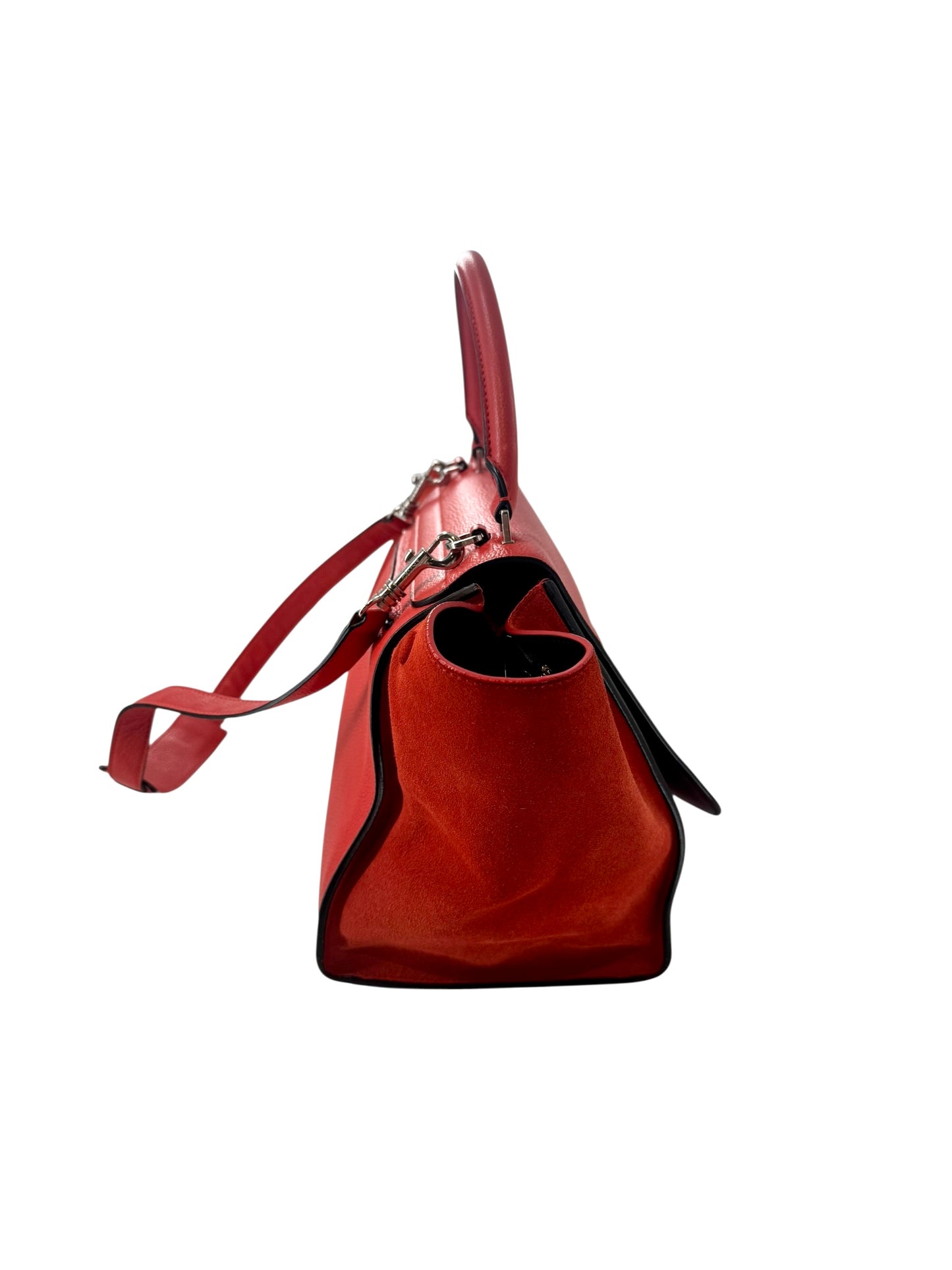 Cèline Trapeze Medium Bag in Red