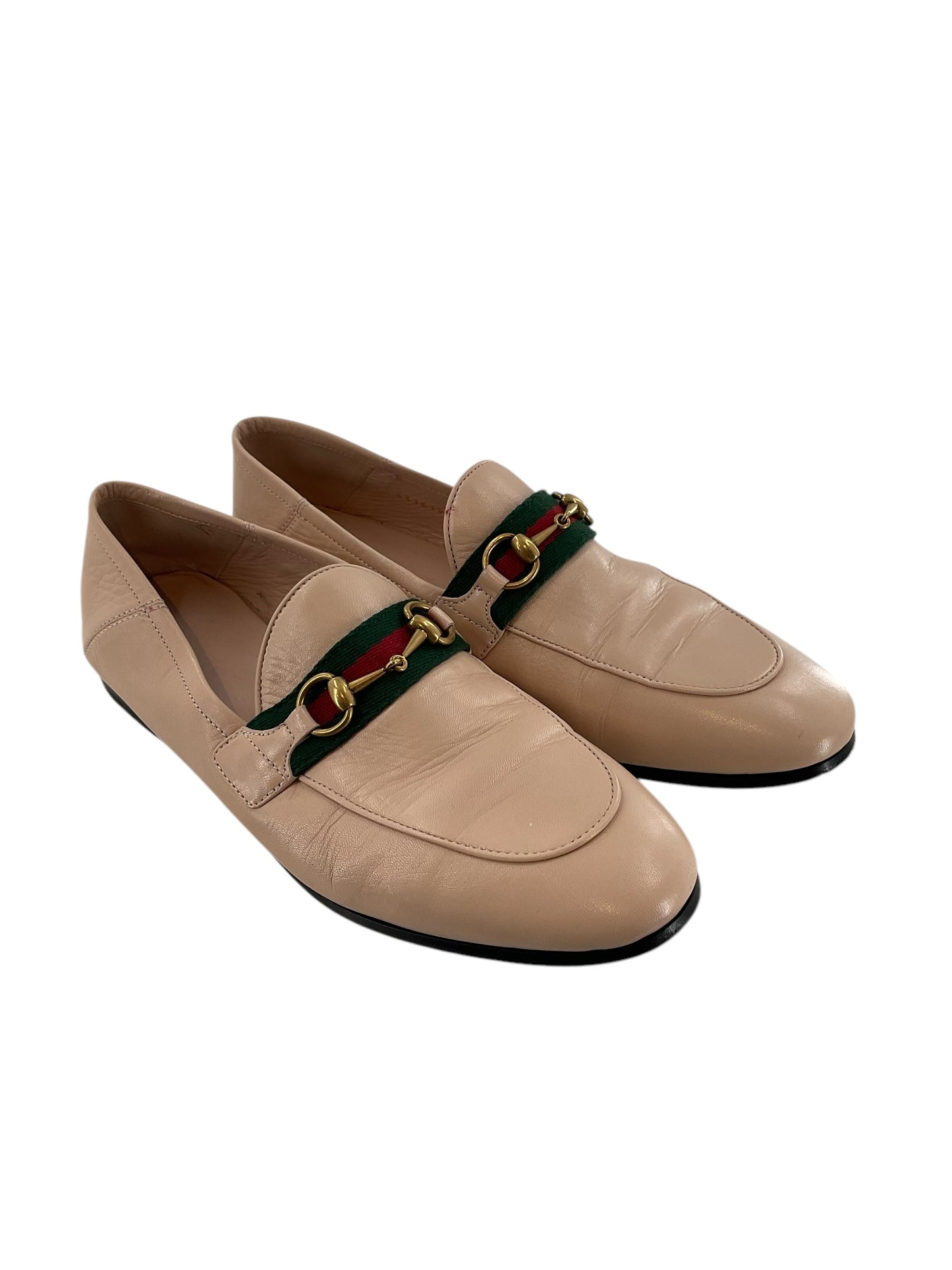 Gucci Horsebit Blush Womens Leather Loafers