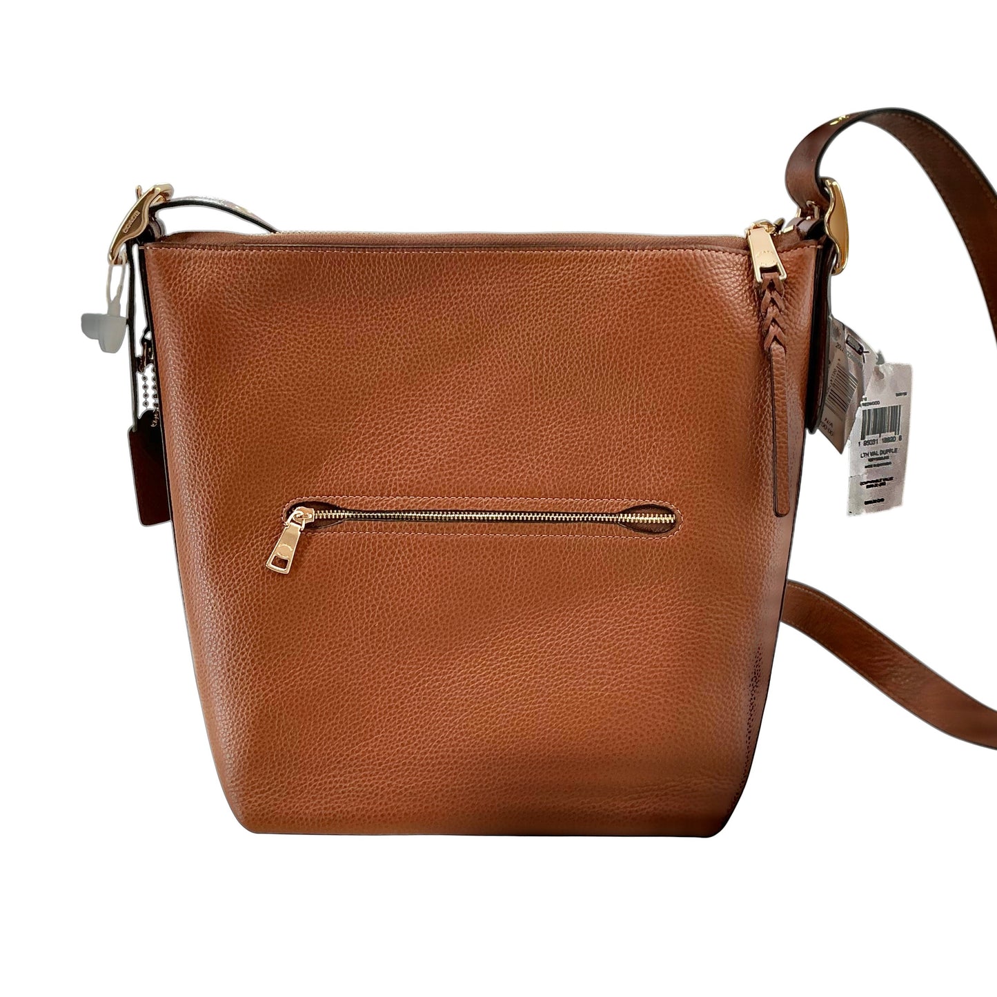 Coach C2818 Val Duffle in Brown Pebble Leather New With Tags