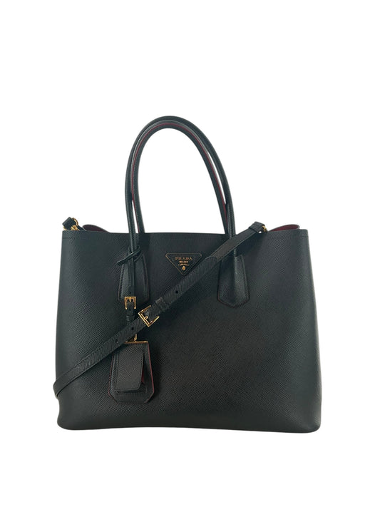 Prada Saffiano Cuir Double Bag