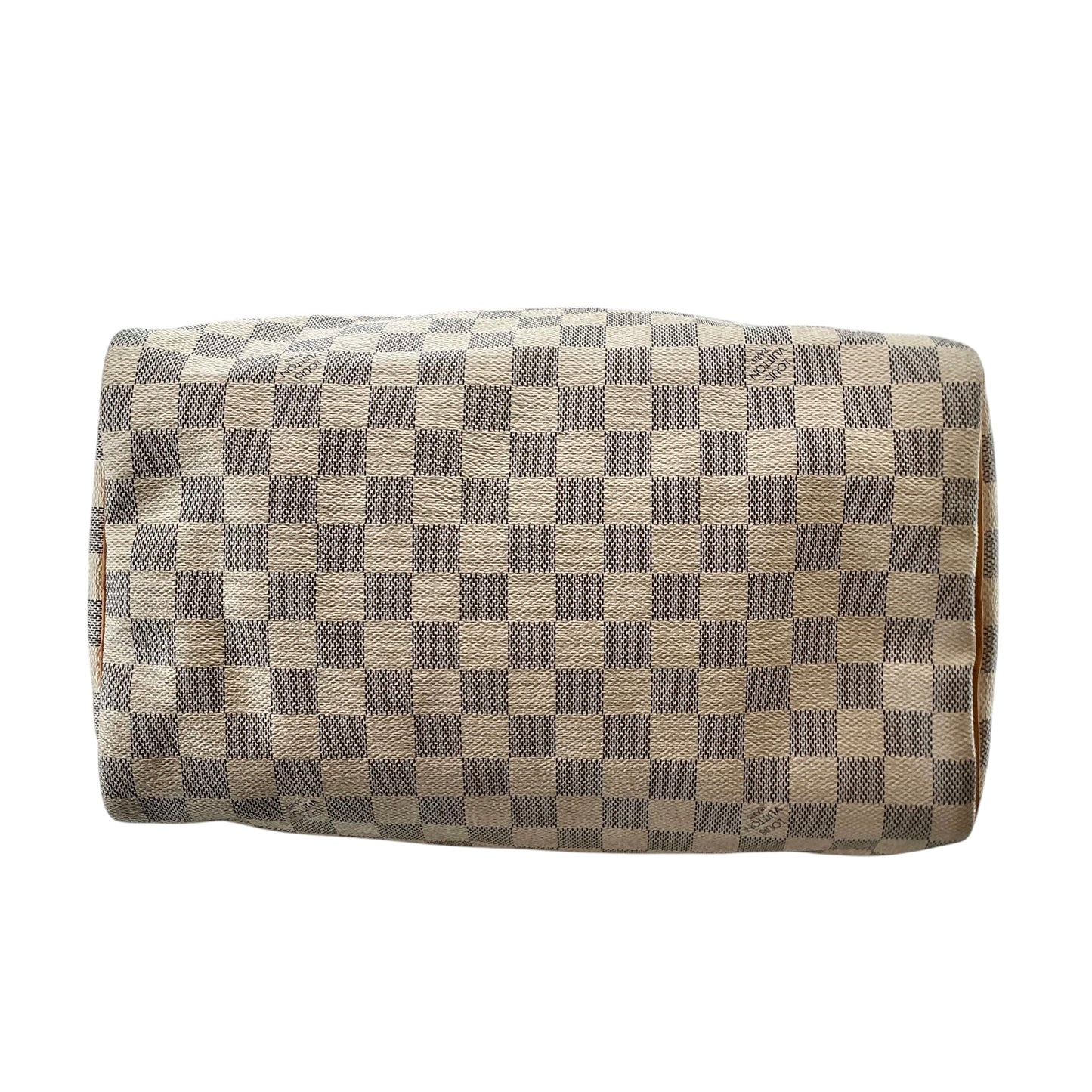 Louis Vuitton Speedy 30 Damier Azur Canvas Top Handle Bag