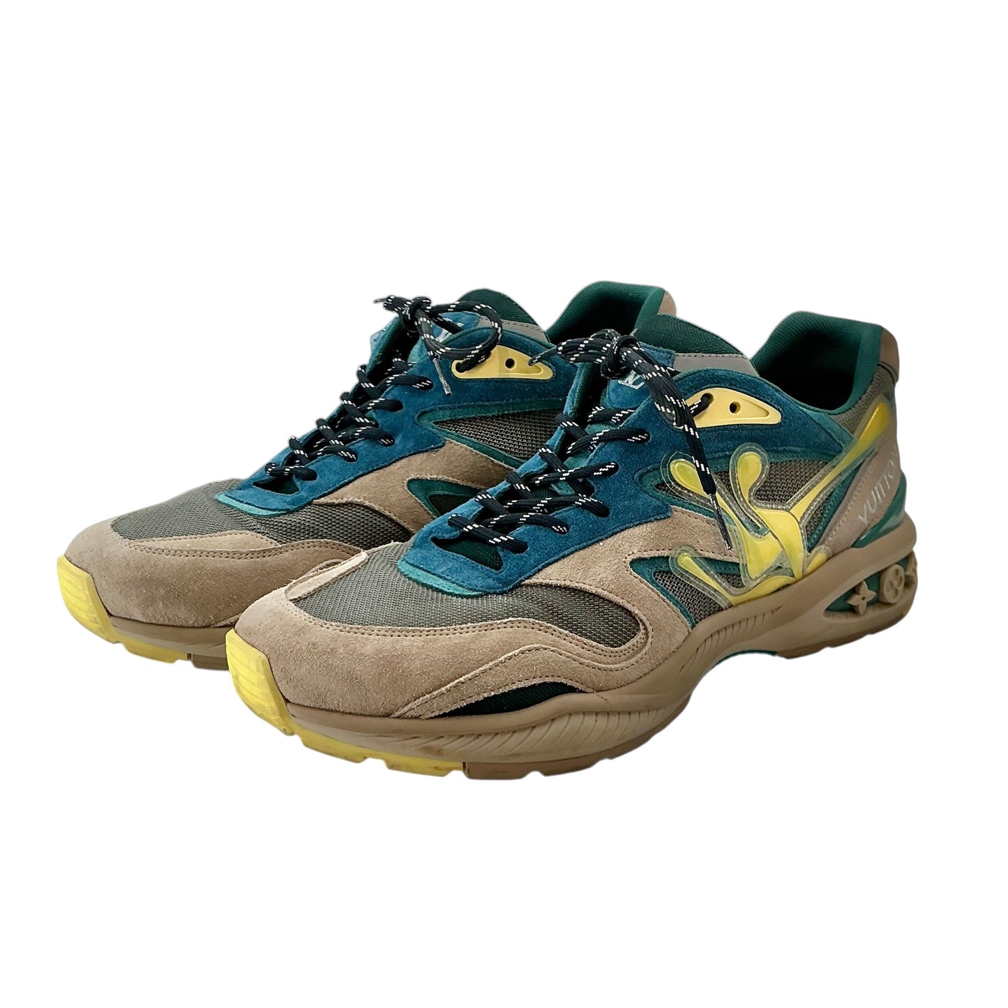 Louis Vuitton LV Trail Sneaker – Multicolor Teal/Tan