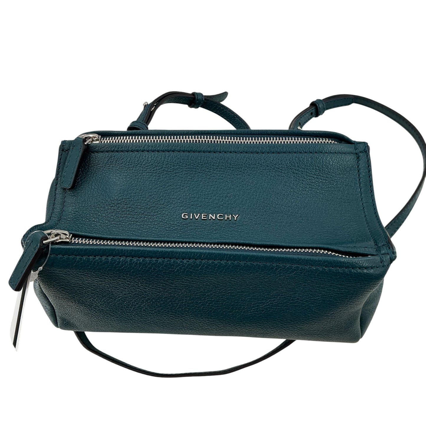 Givenchy Mini Pandora Crossbody Bag – Teal Grained Goatskin Leather