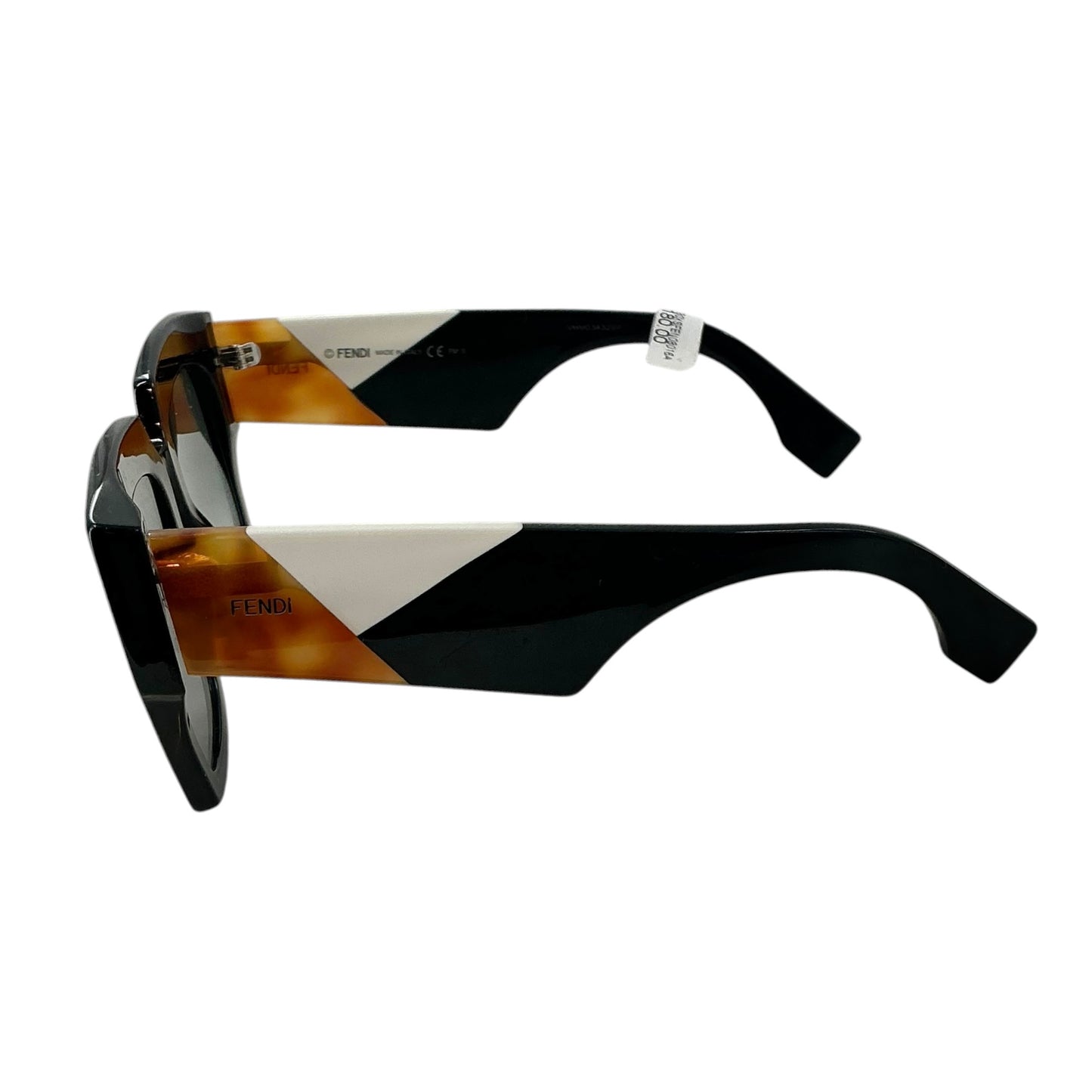 Fendi FF 0263/S Facets Bold Geometric Block Square Sunglasses