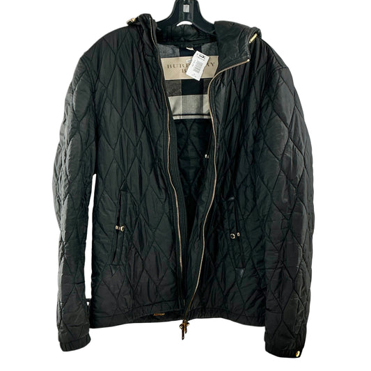 Burberry Brit Black Diamond Quilted Hooded Jacket
