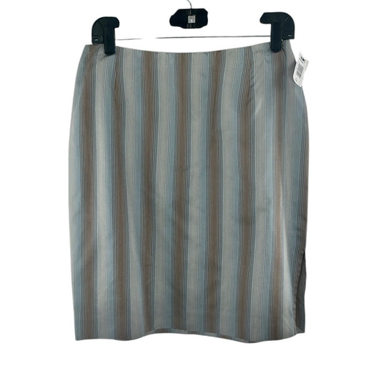 Carolina Herrera Multi-Stripe Knee-Length Skirt