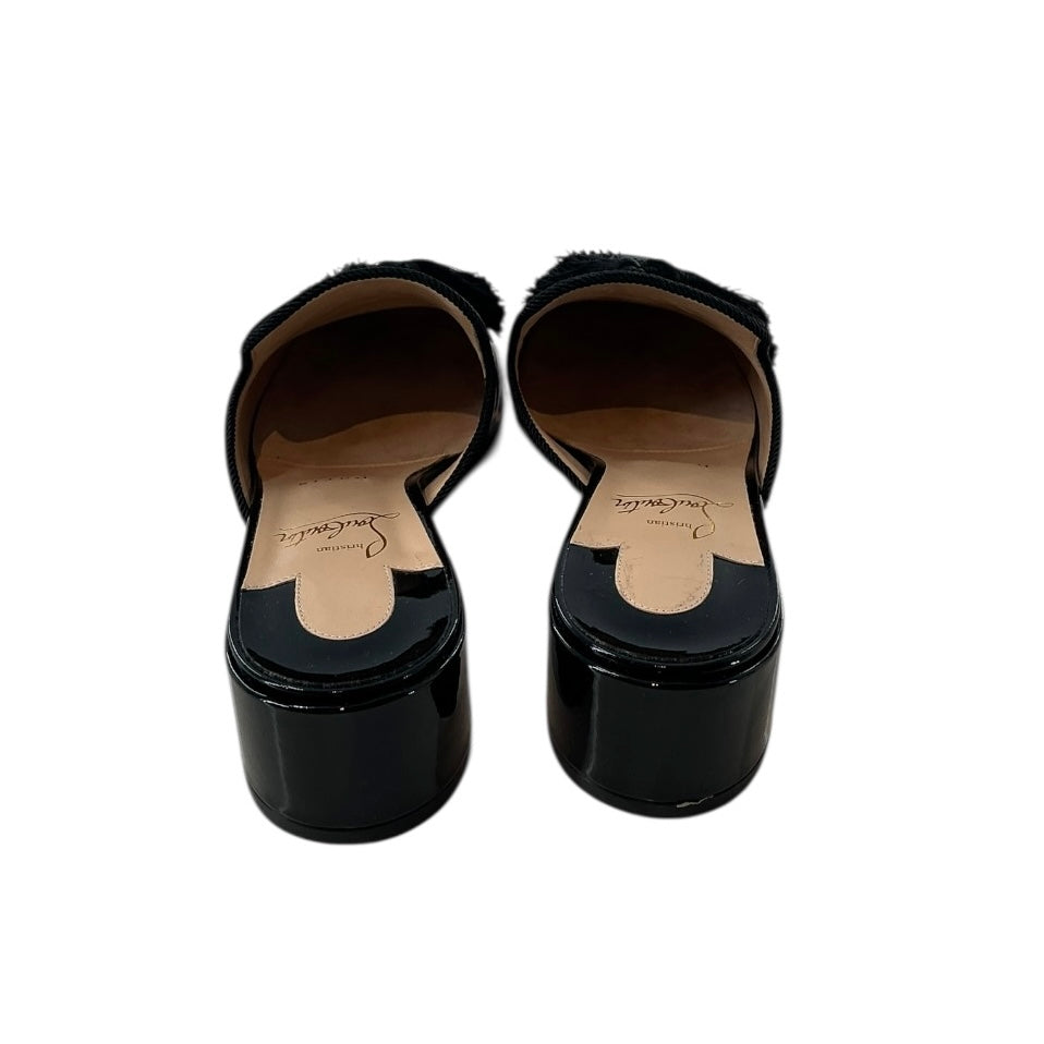 Christian Louboutin Barry Patent Leather Mules