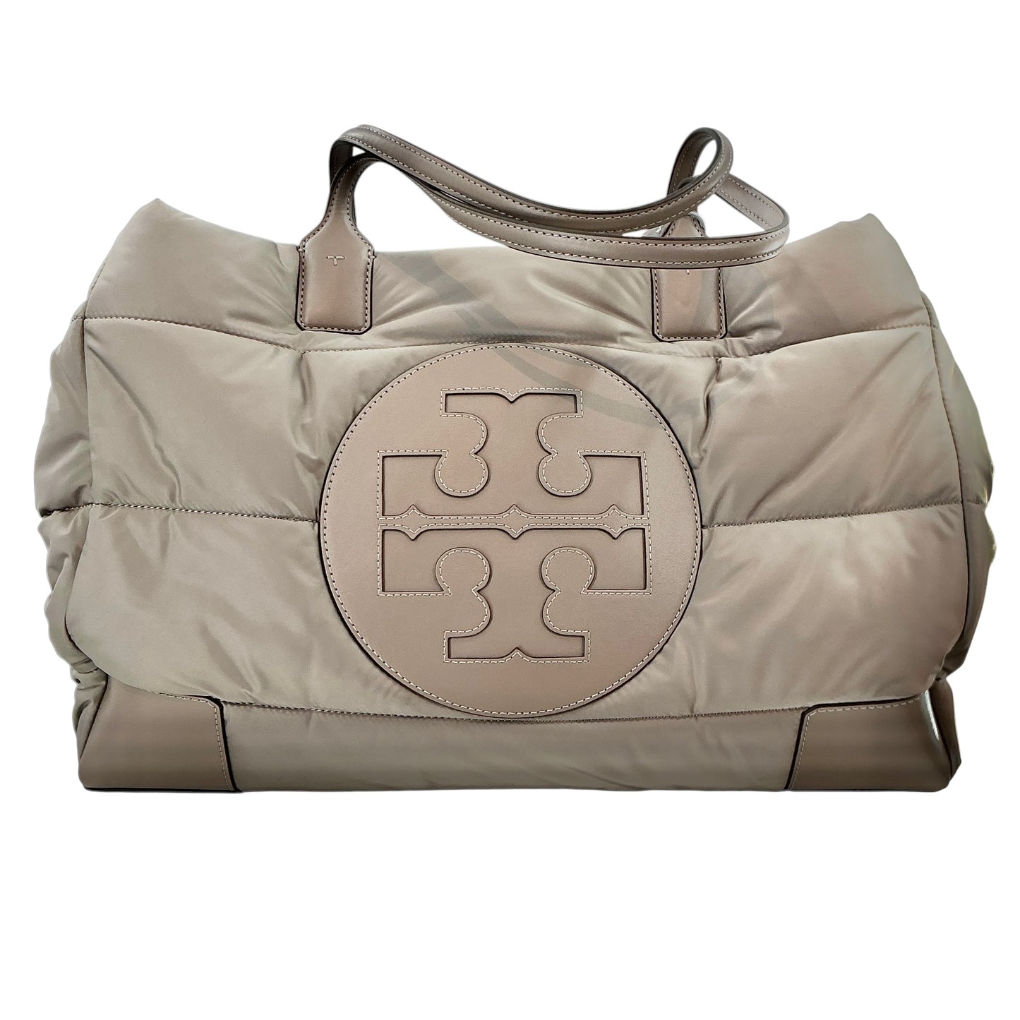 Tory Burch Ella Puffer Tote Bag - Gray Heron
