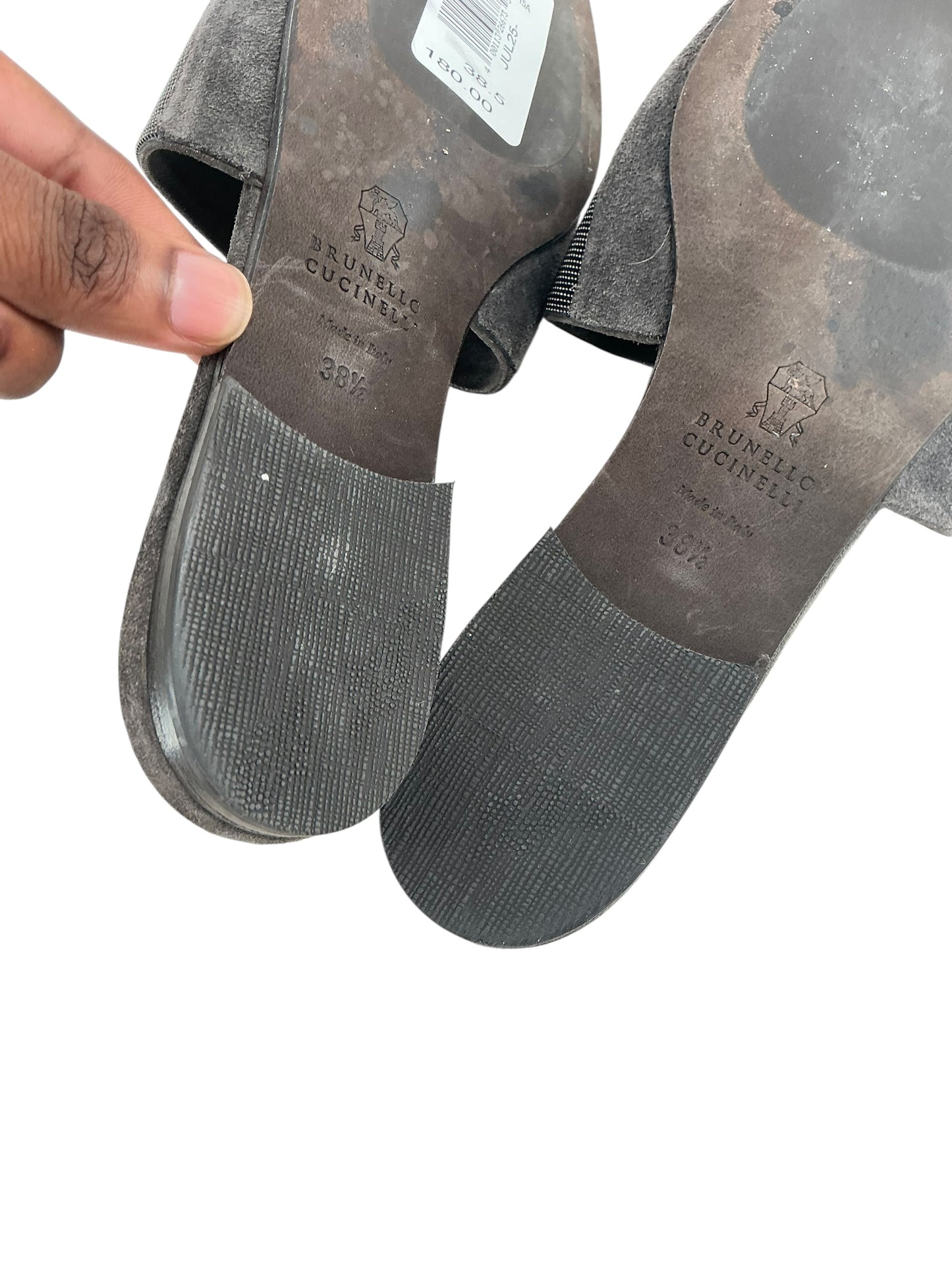 Brunello Cucinelli Monili Beaded Slippers
