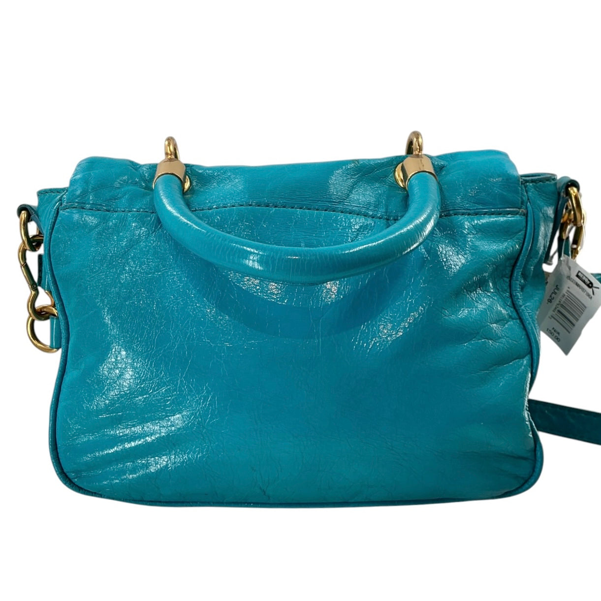 Marc by Marc Jacobs "Too Hot to Handle" Teal Leather Crossbody Bag