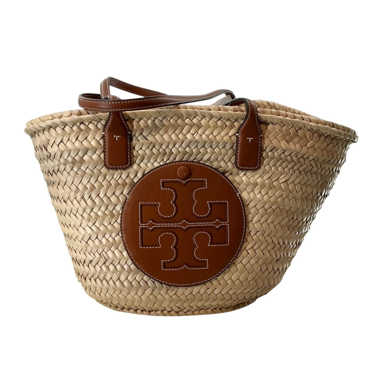 Tory Burch Ella Straw Basket Tote