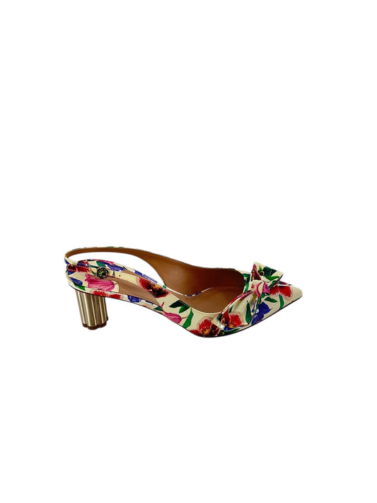 Salvatore Ferragamo Peep Toe Kitten Pumps
